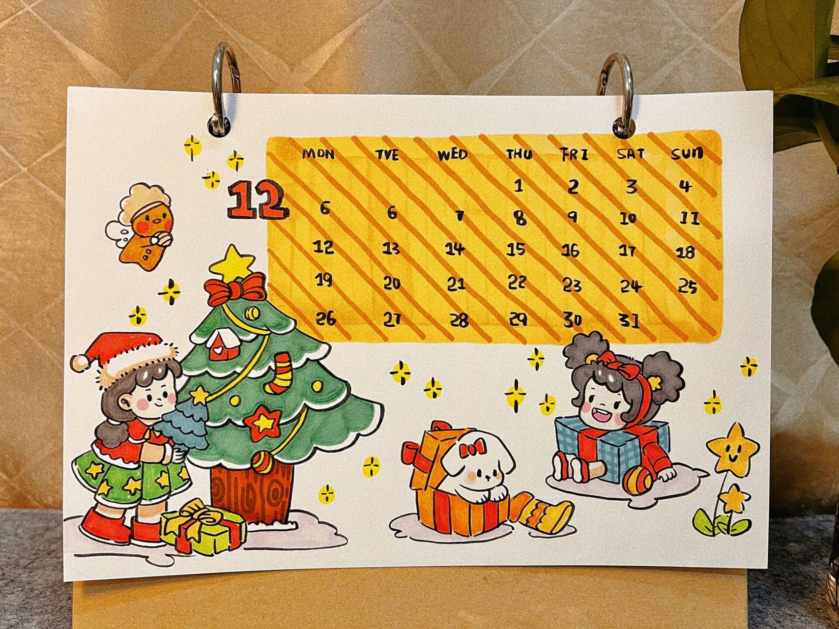 原创手绘日历大合集第二弹!