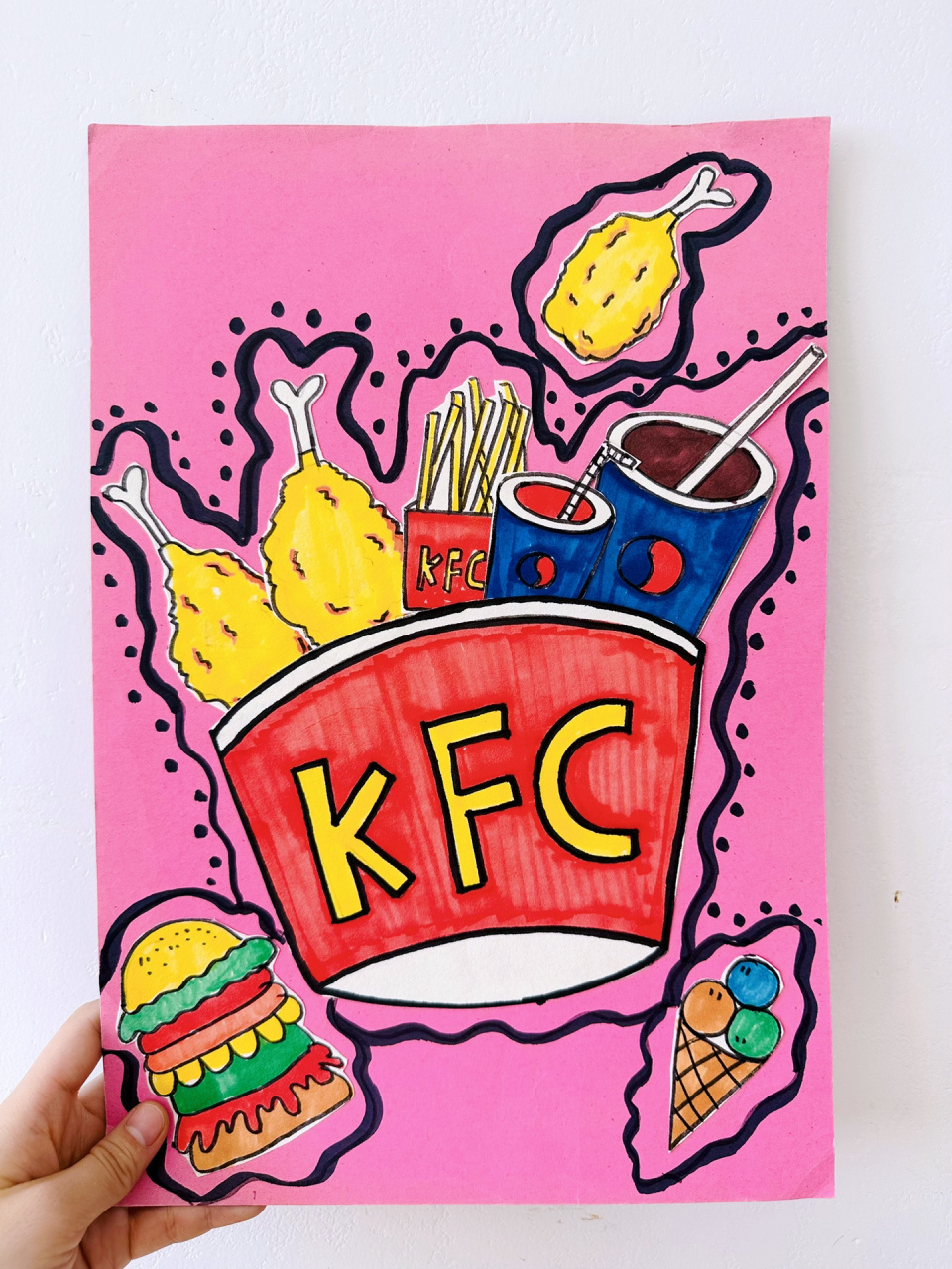 创意儿童画 第四十八集:《肯德基全家桶》