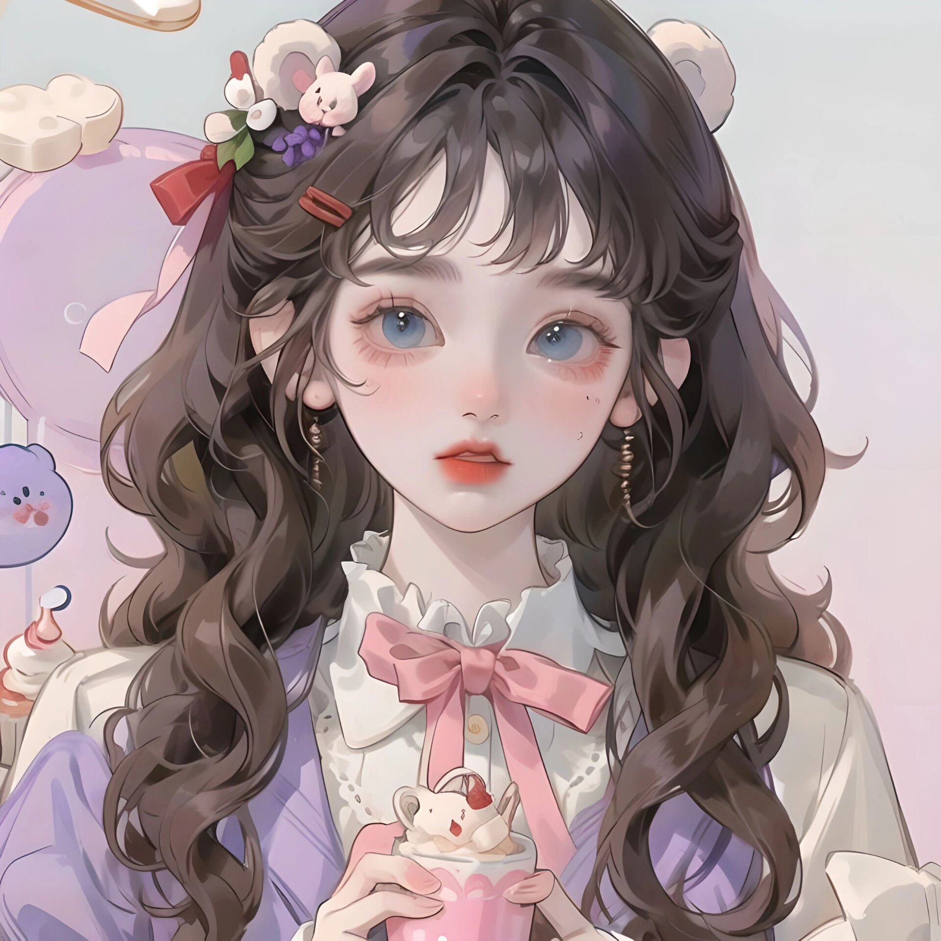 绝美的洛丽塔少女头像