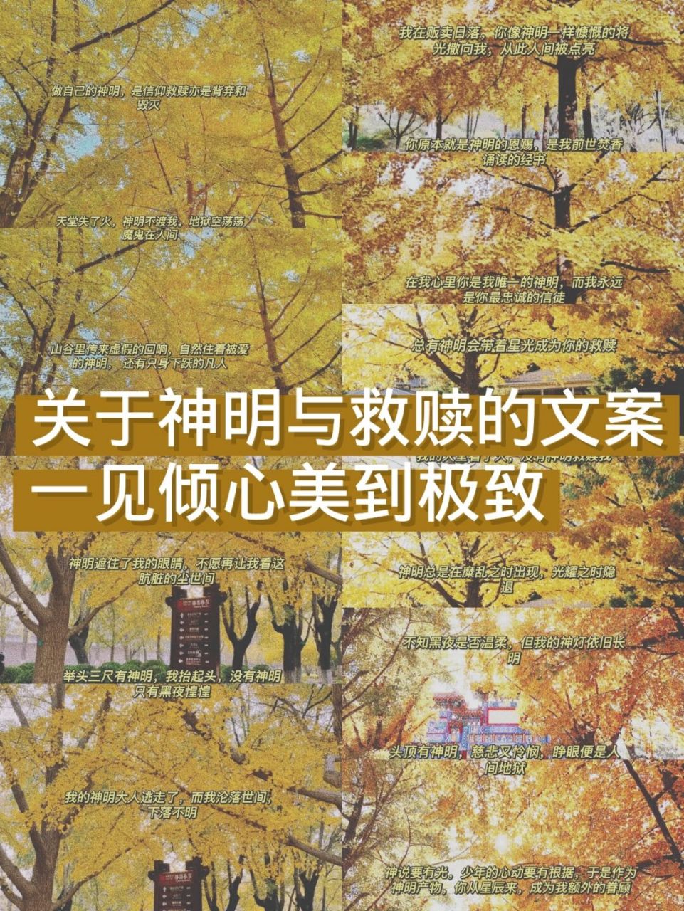 关于神明与救赎的句子图片