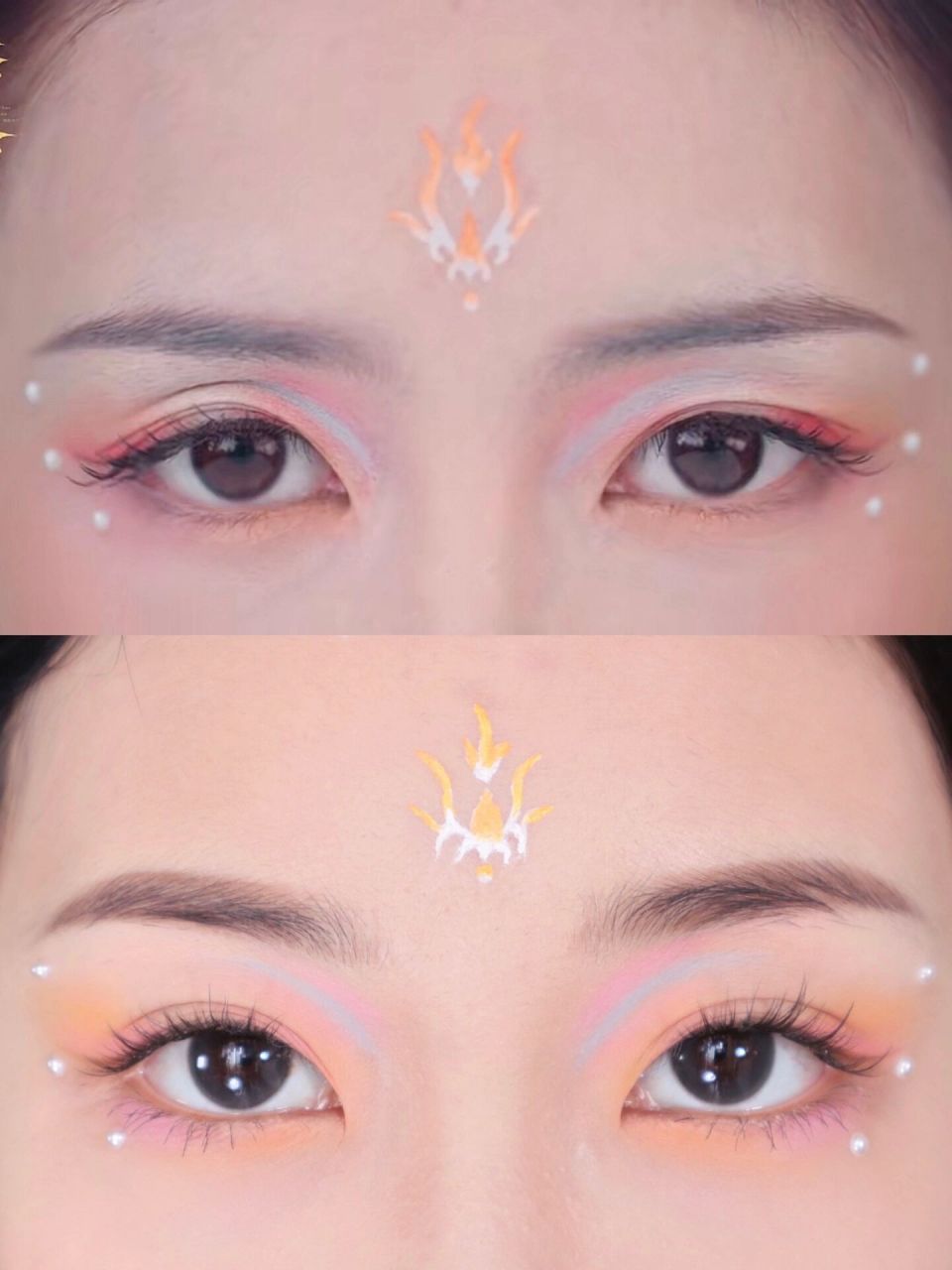 长月烬明|黎苏苏凤凰神女仿妆 这个眼妆配色尊的很神仙!