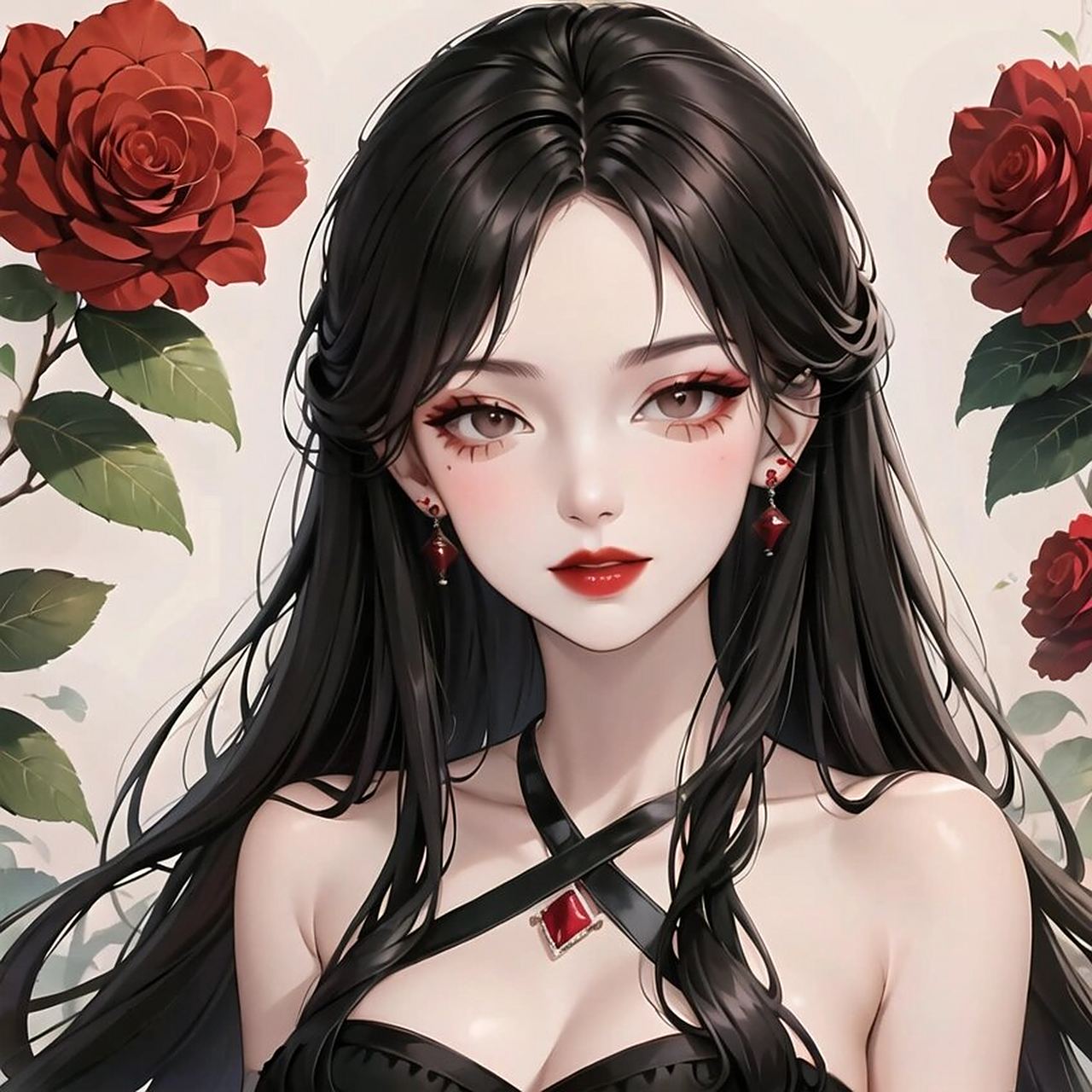 3d女生御姐头像