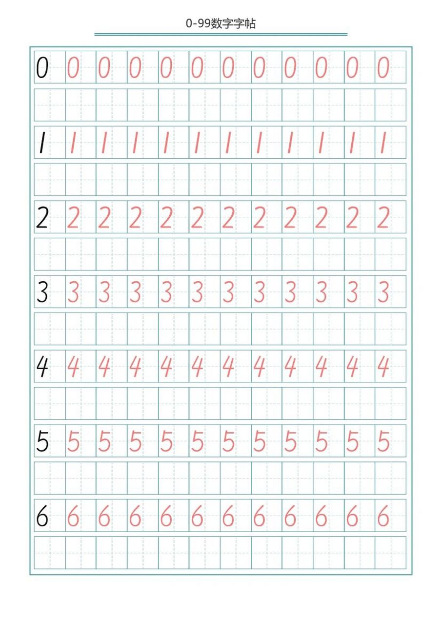一年级数学要求在田字格内规范书写,这是为了给数字"塑形",打好基础