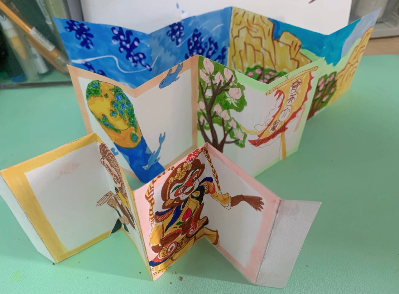 手工立体书 西游记