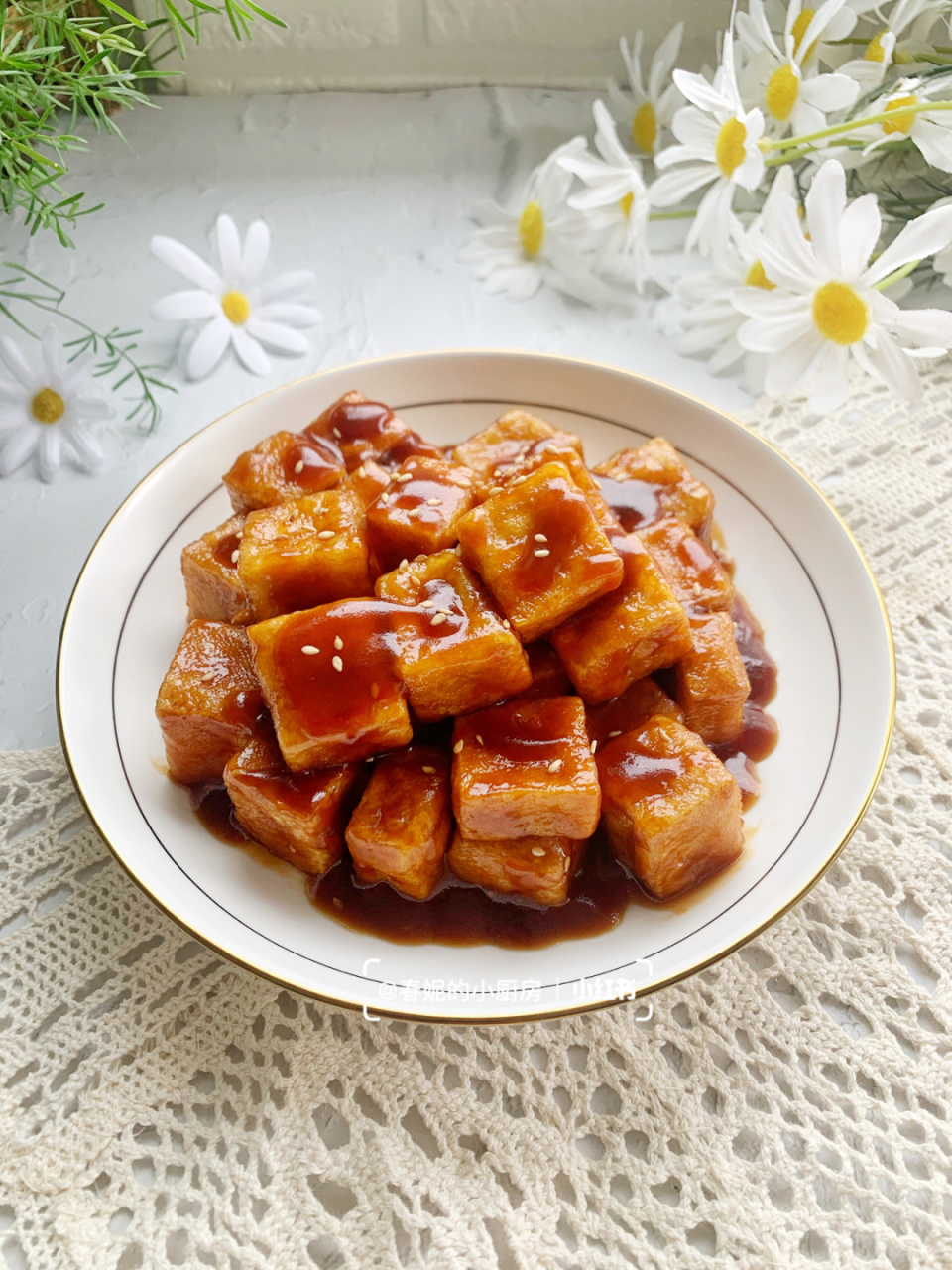 超级简单的糖醋脆皮豆腐06酸甜开胃巨好吃97 0606所需食材