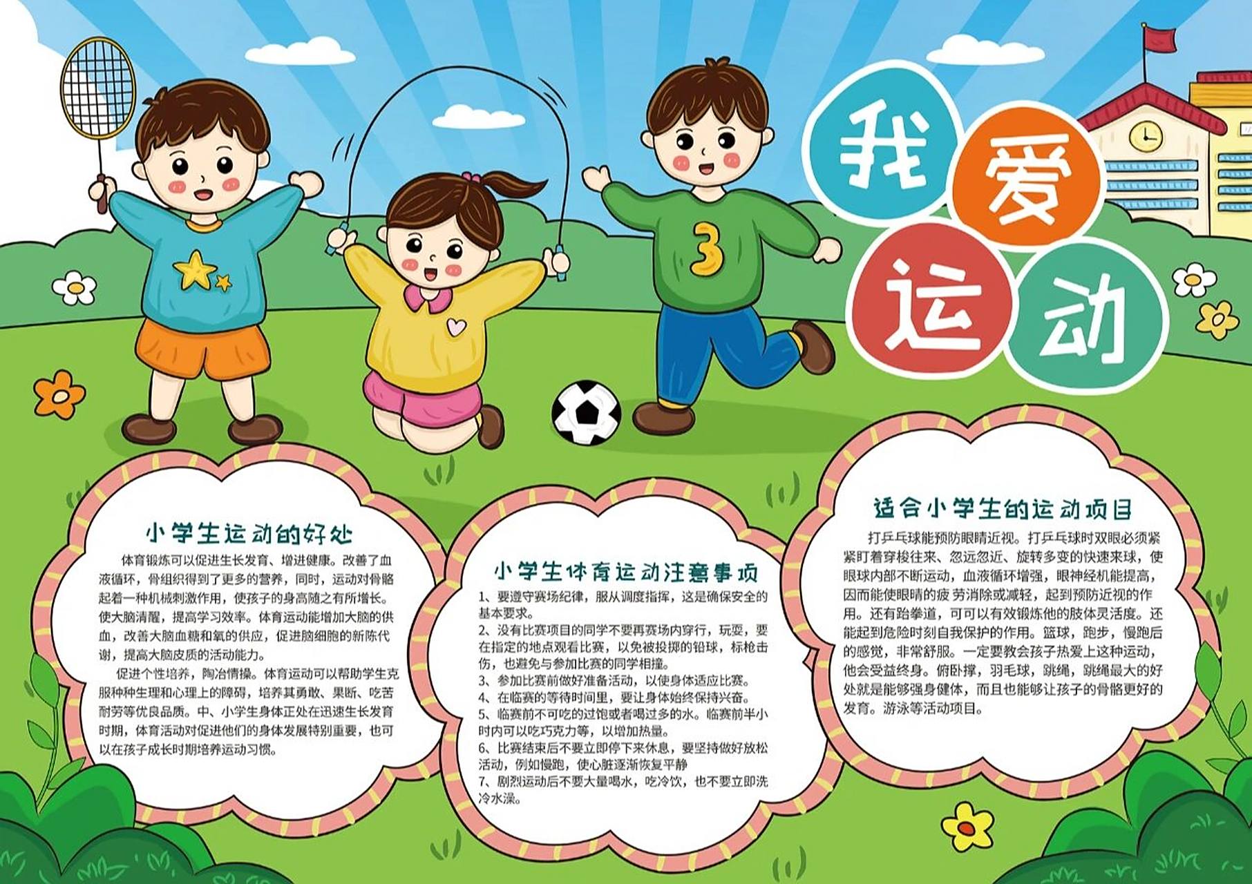 我爱运动手抄报 | 运动会手抄报 #运动会# #运动会手抄报# #运动会