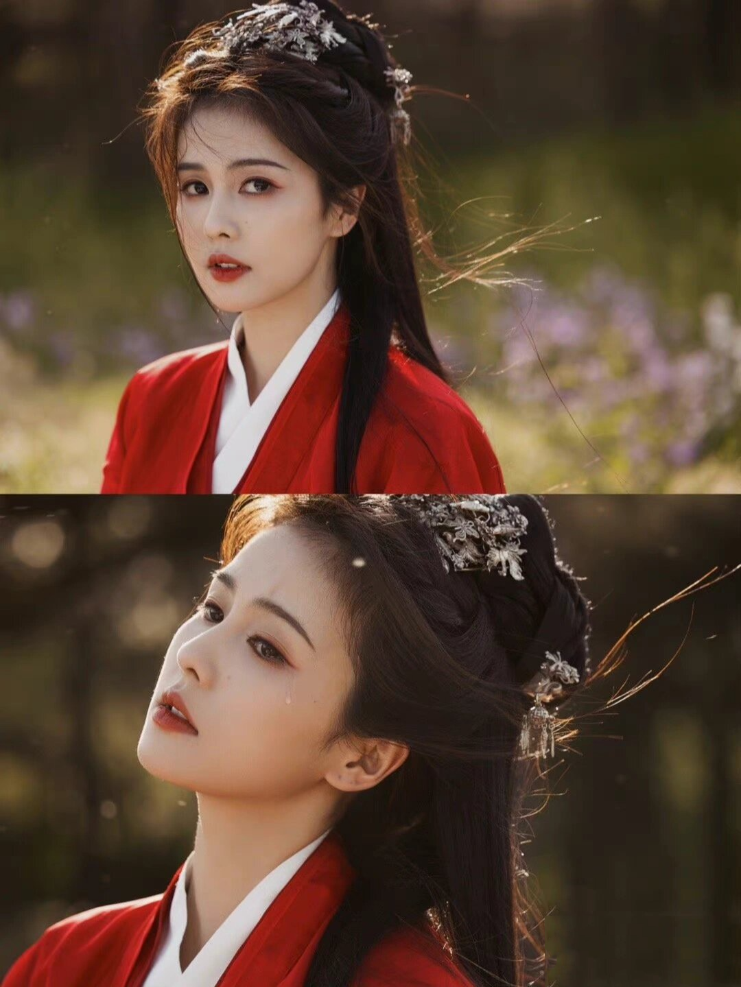 白鹿|红衣烈烈,美色迷人