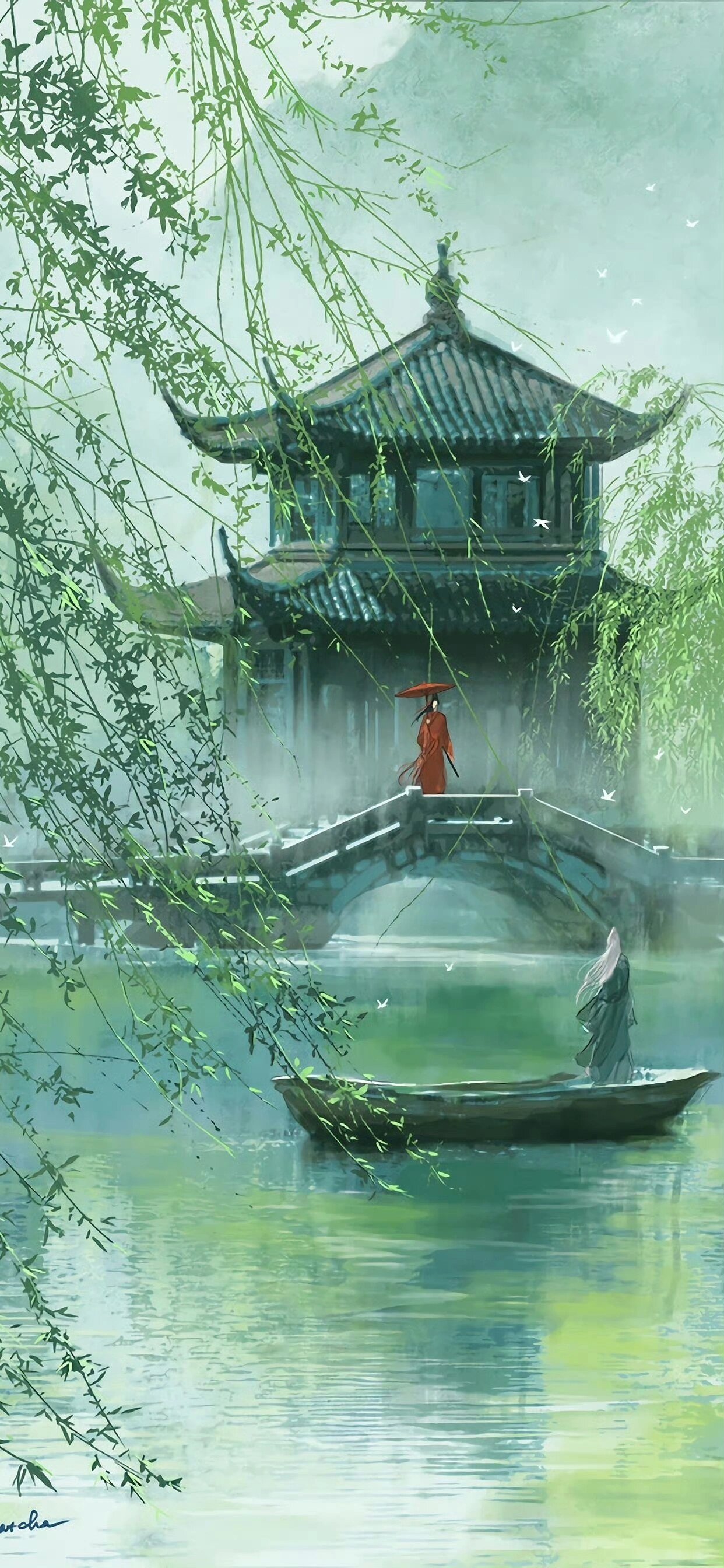 古风中国风壁纸插画