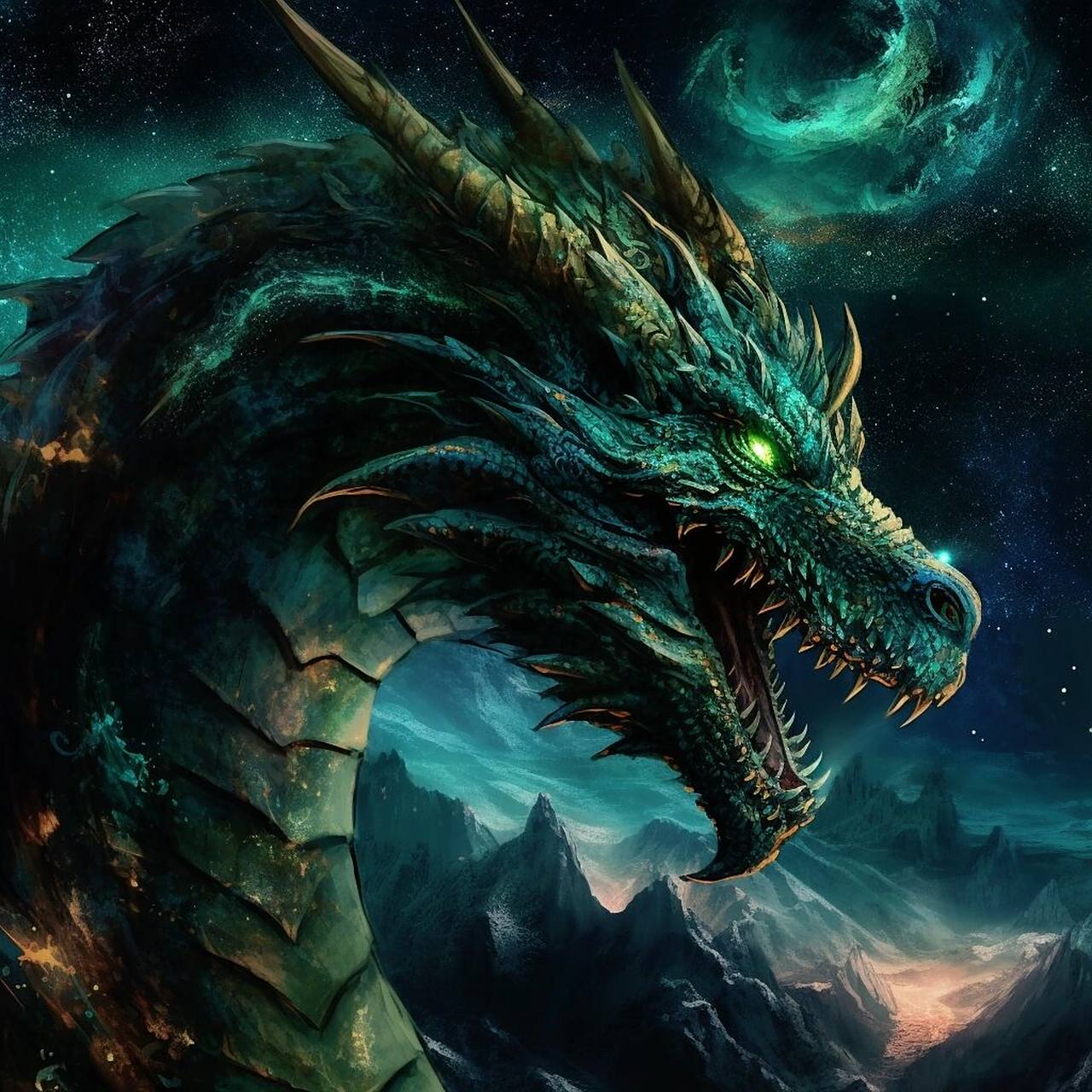 98 93中国龙系列头像 这个系列的头像以中国龙为主题,每一款头像