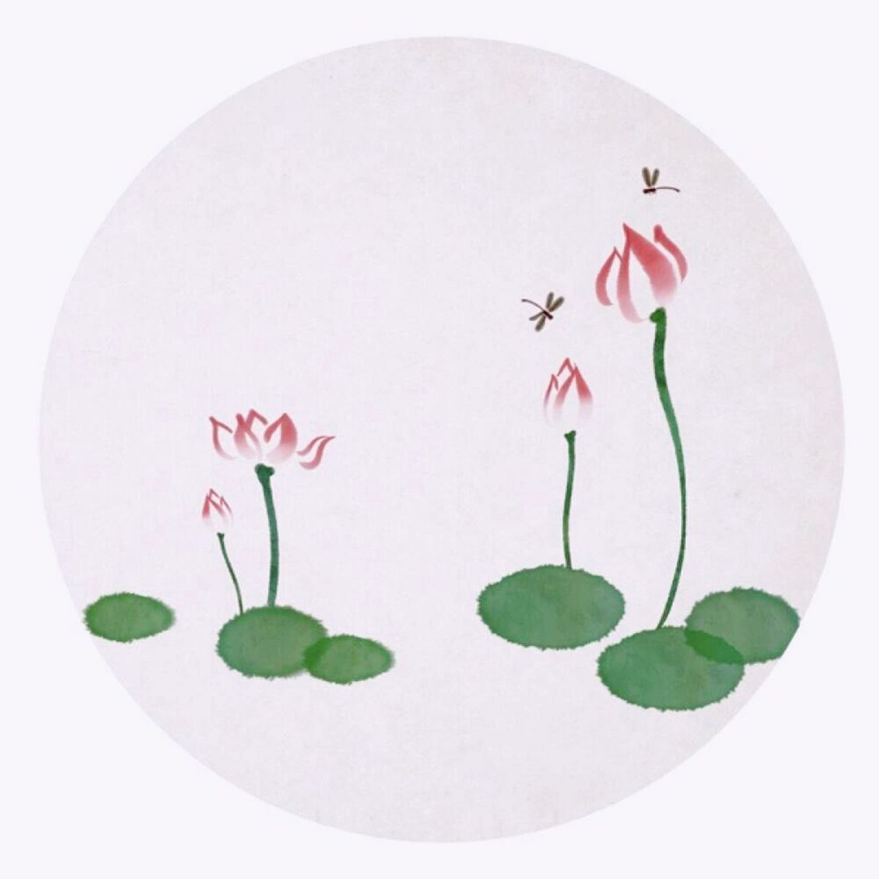 好看美丽的水墨画头像