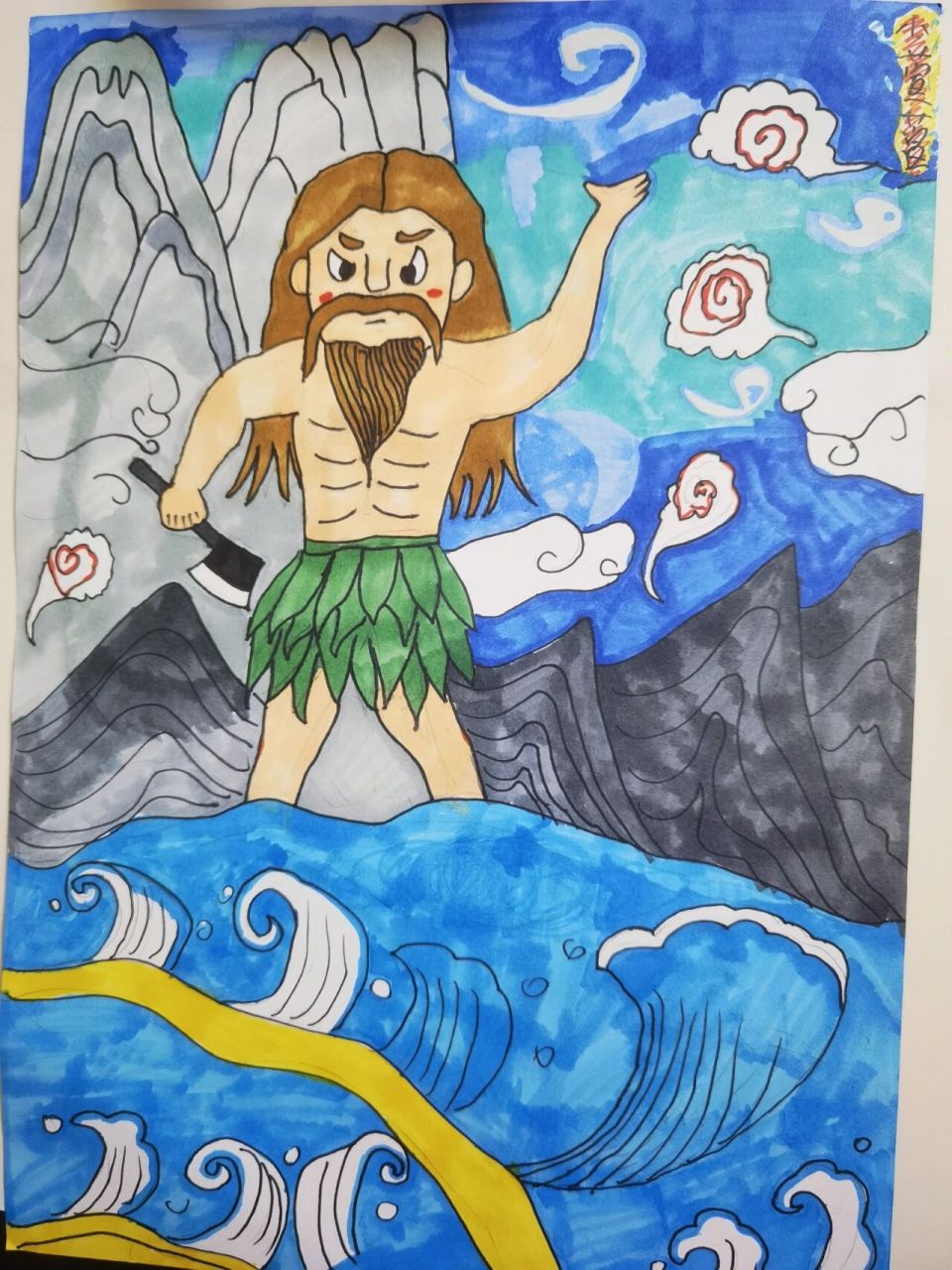 神话人物简笔画儿童画图片(神话人物简笔画儿童画图片大全)