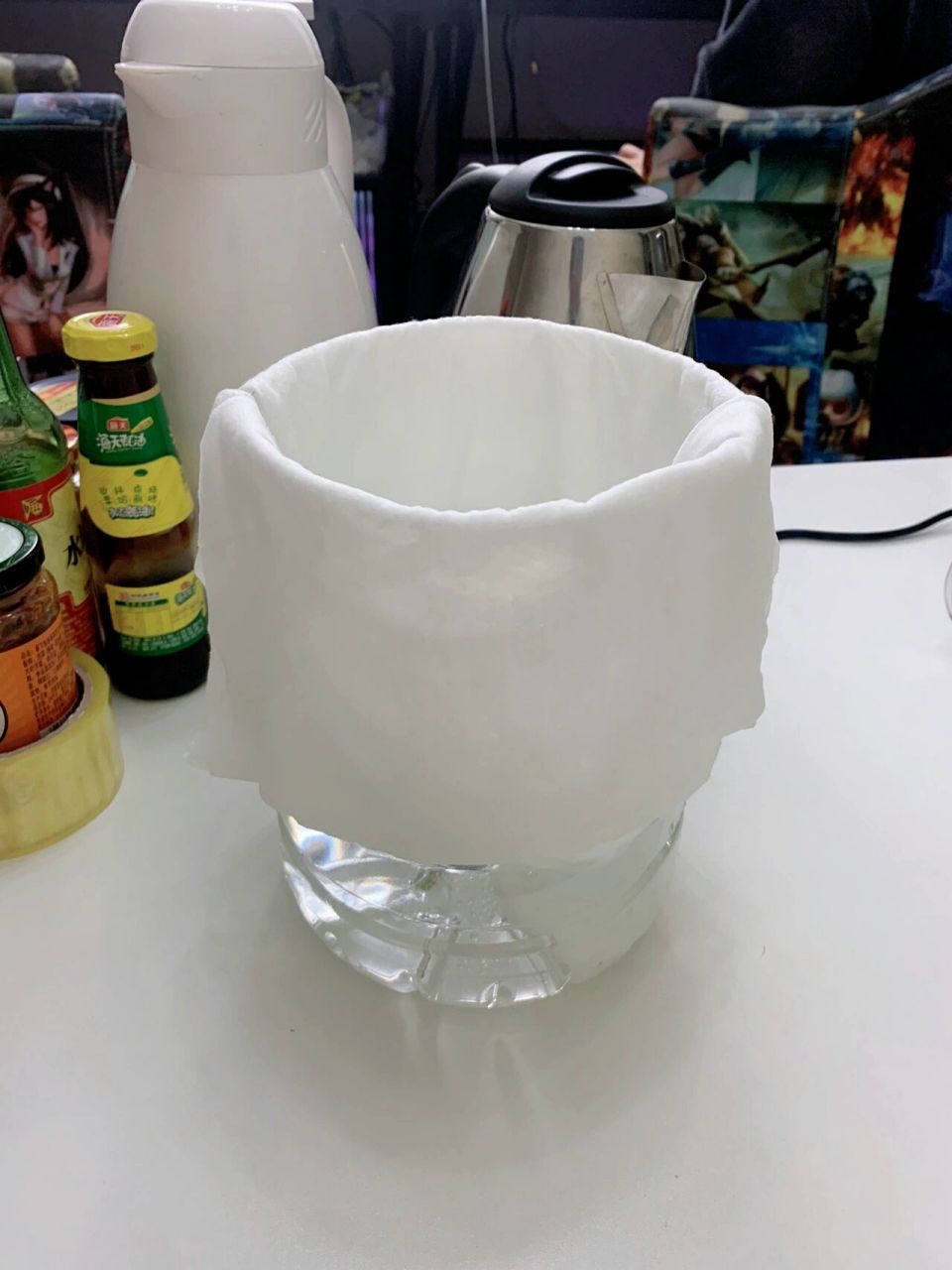 自制加湿器 东北的空调房干的要命98 之前试过用毛巾和盆来加湿 占