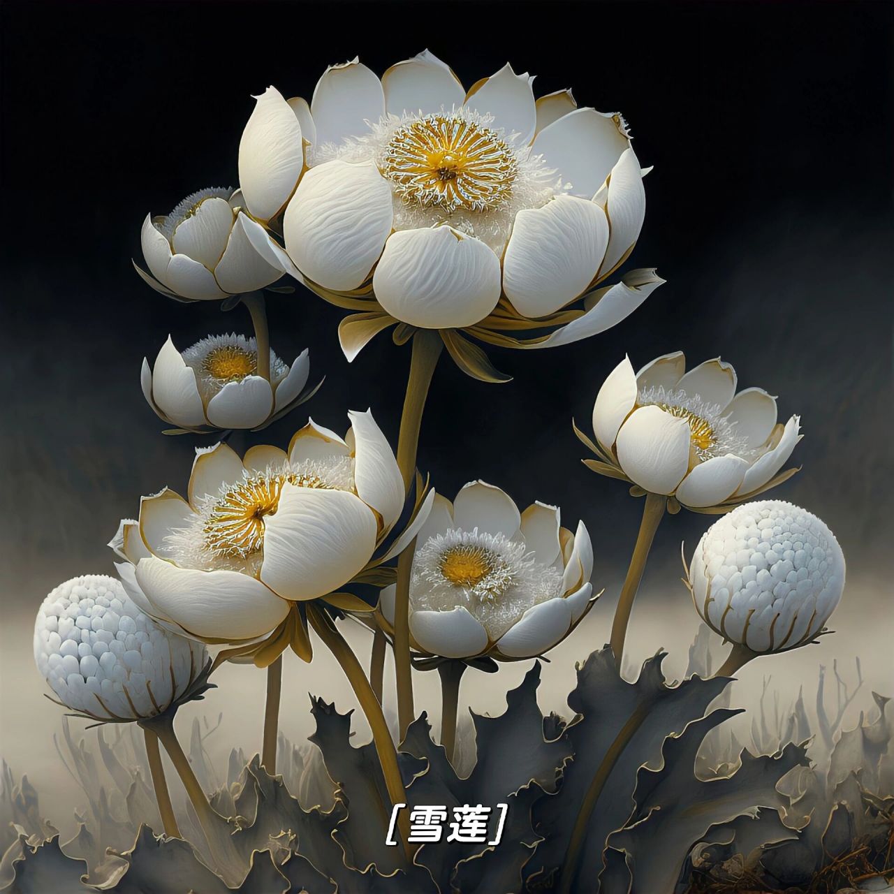 上古八大奇花 藏红花,玉树,谶花,含笑,绿萼,曼珠沙华,雪莲,夕颜.