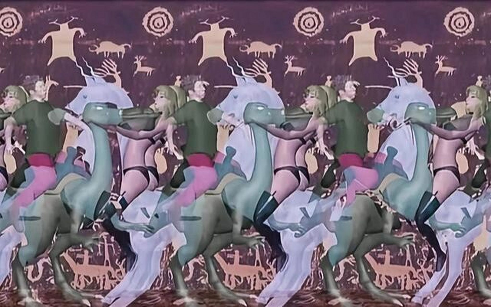 三维立体图 三维立体图(十七)用交叉眼看的3d,平行眼是看不出来的.