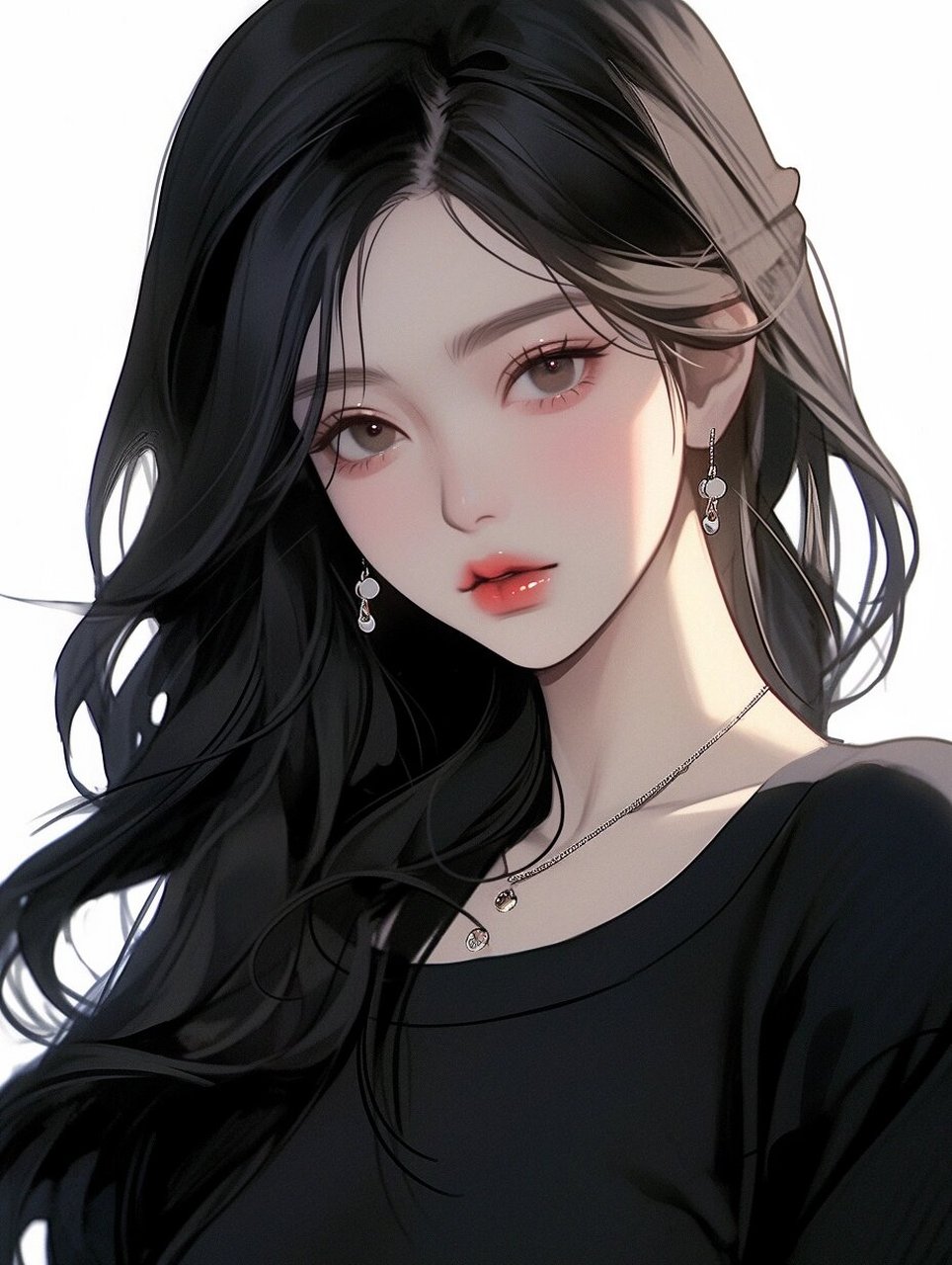 高冷|纯欲|优质头像|动漫94黑t简约情头 #浪漫生活的记录者# #女生