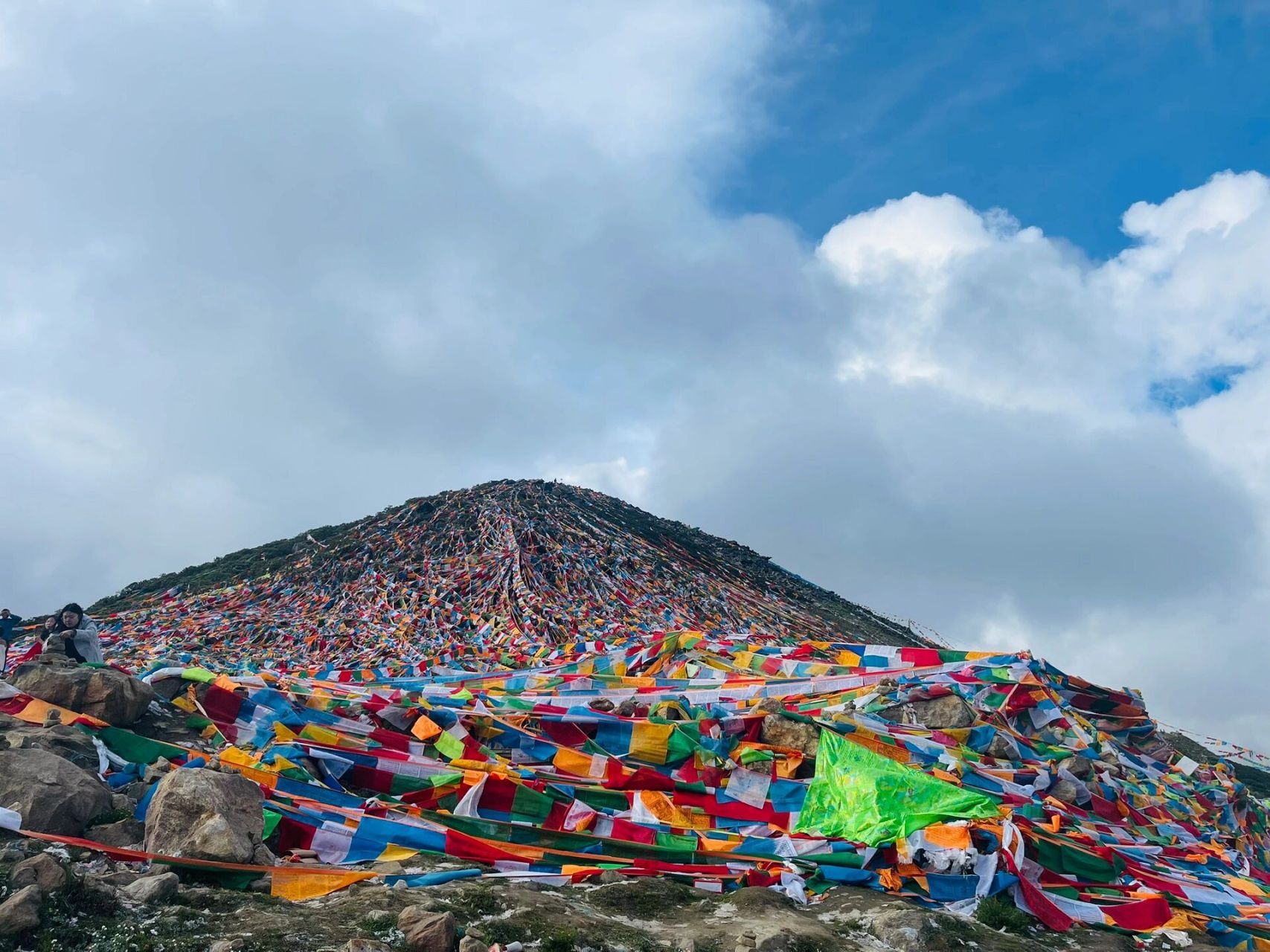 林芝·色季拉山口 4720m的色季拉山口,爬到4650m的时候就爬不动了,没