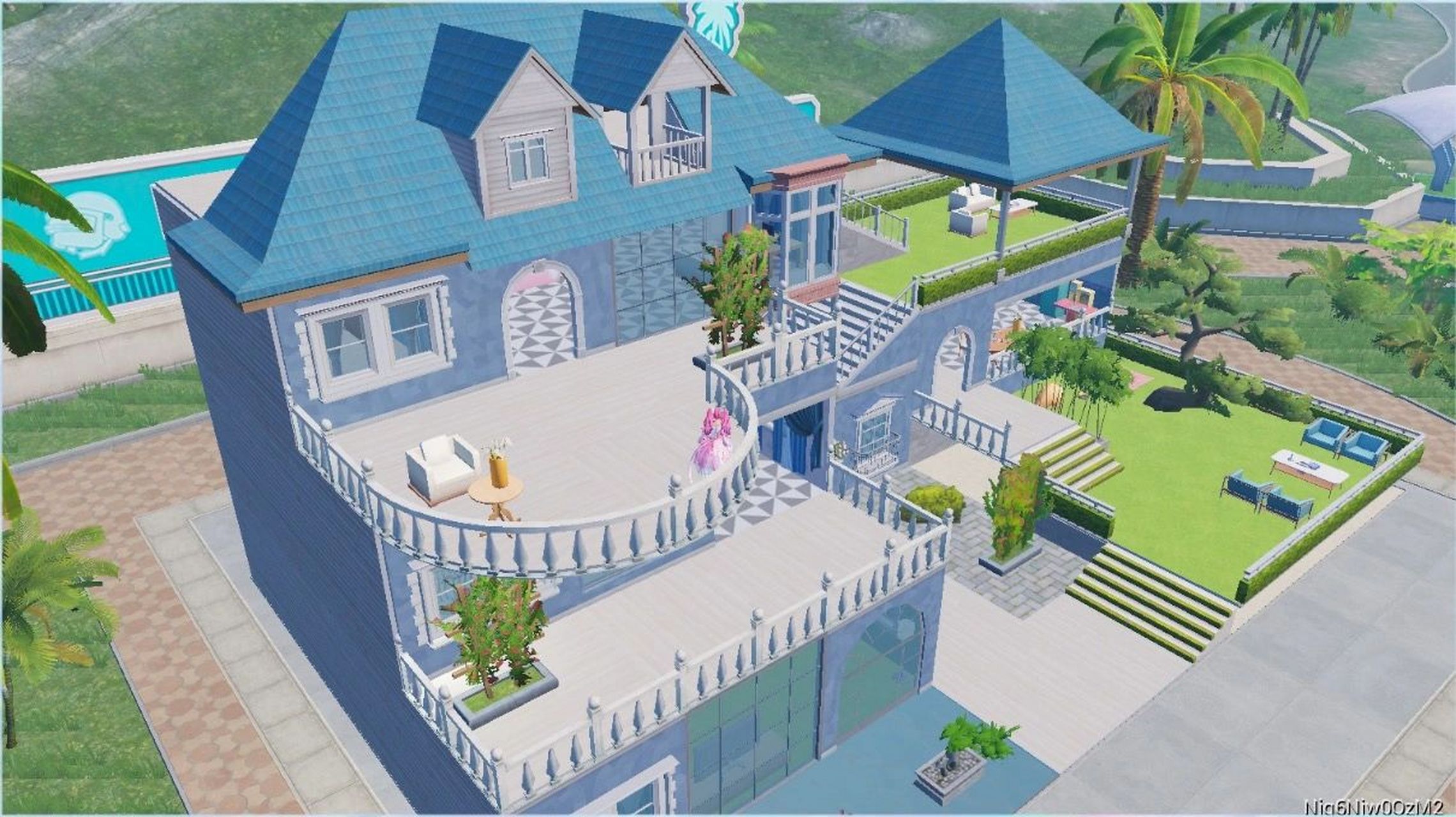 和平精英15级家园 有互相分享的小姐妹嘛,想看看你们的家