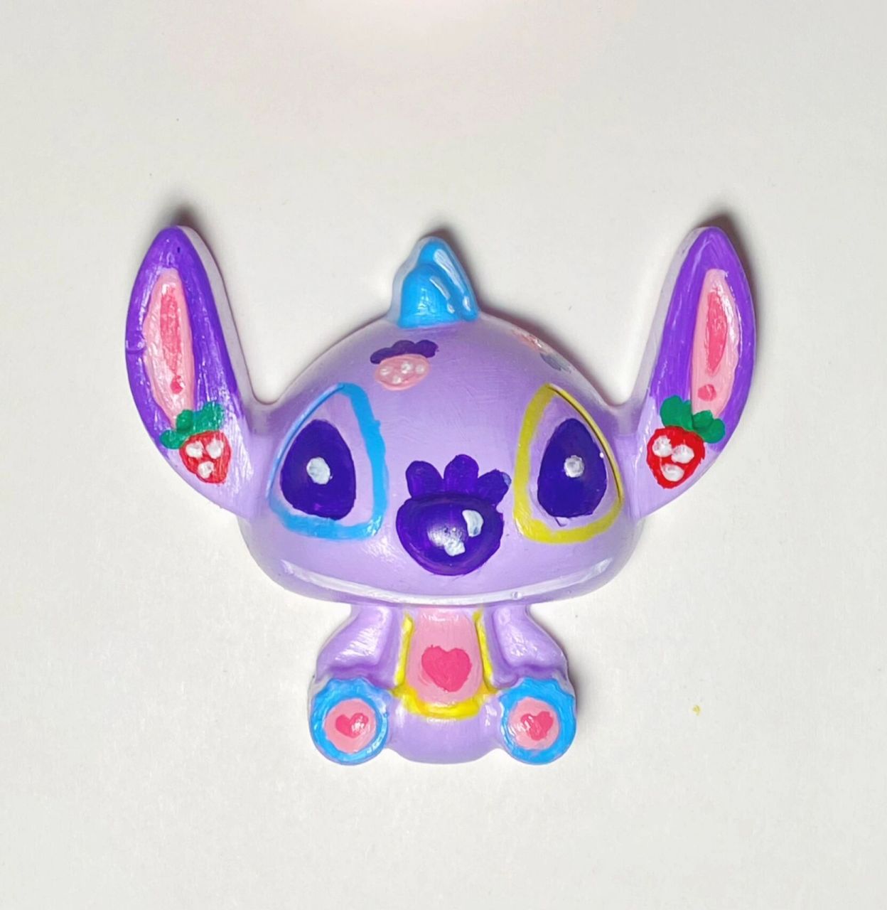 迷你石膏娃娃史迪仔配色合集|附细节图 五颜六色的史迪仔每个都很爱