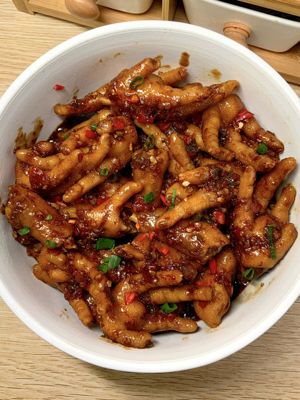 蒜蓉辣炒鸡爪6015我一周可以吃三次,快来学6015 hello,姐妹们