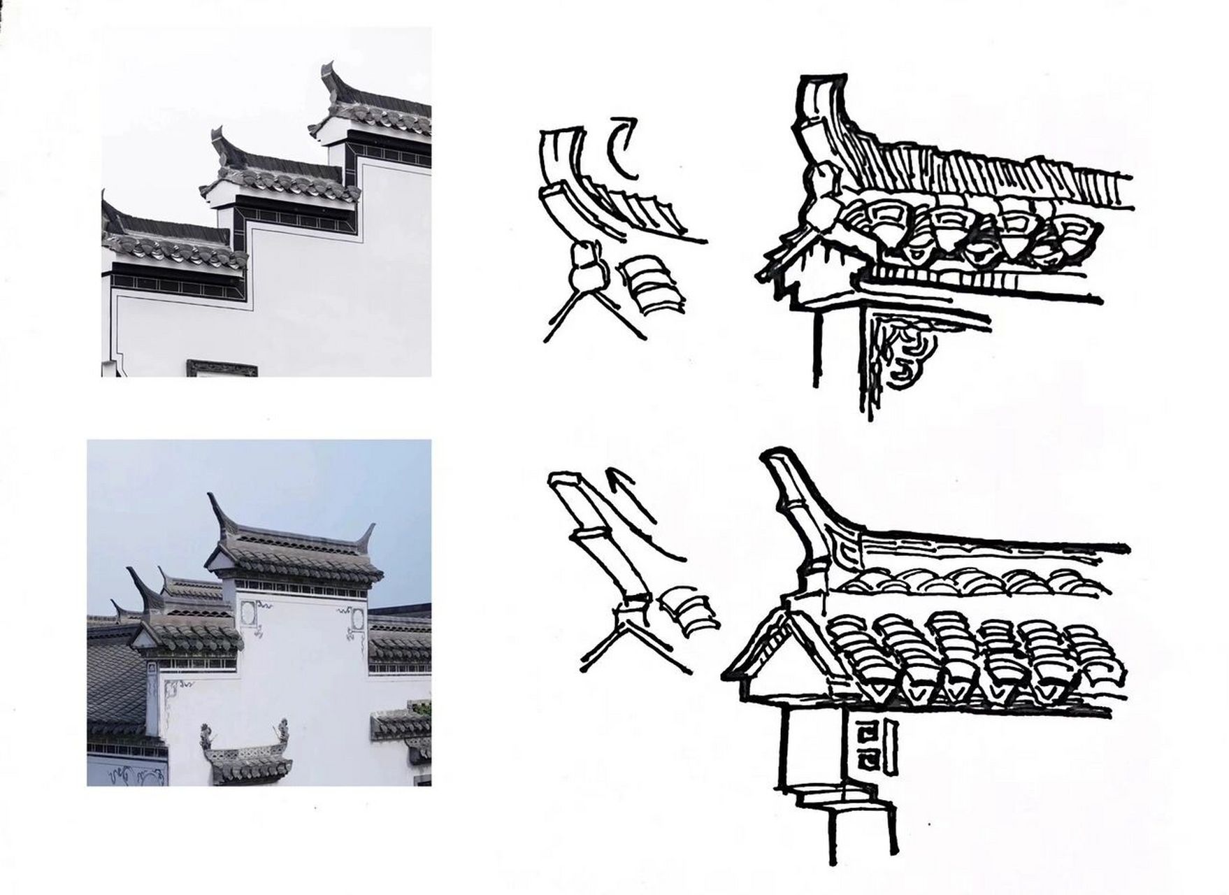 781569977815常见马头墙局部图,【有用欧!