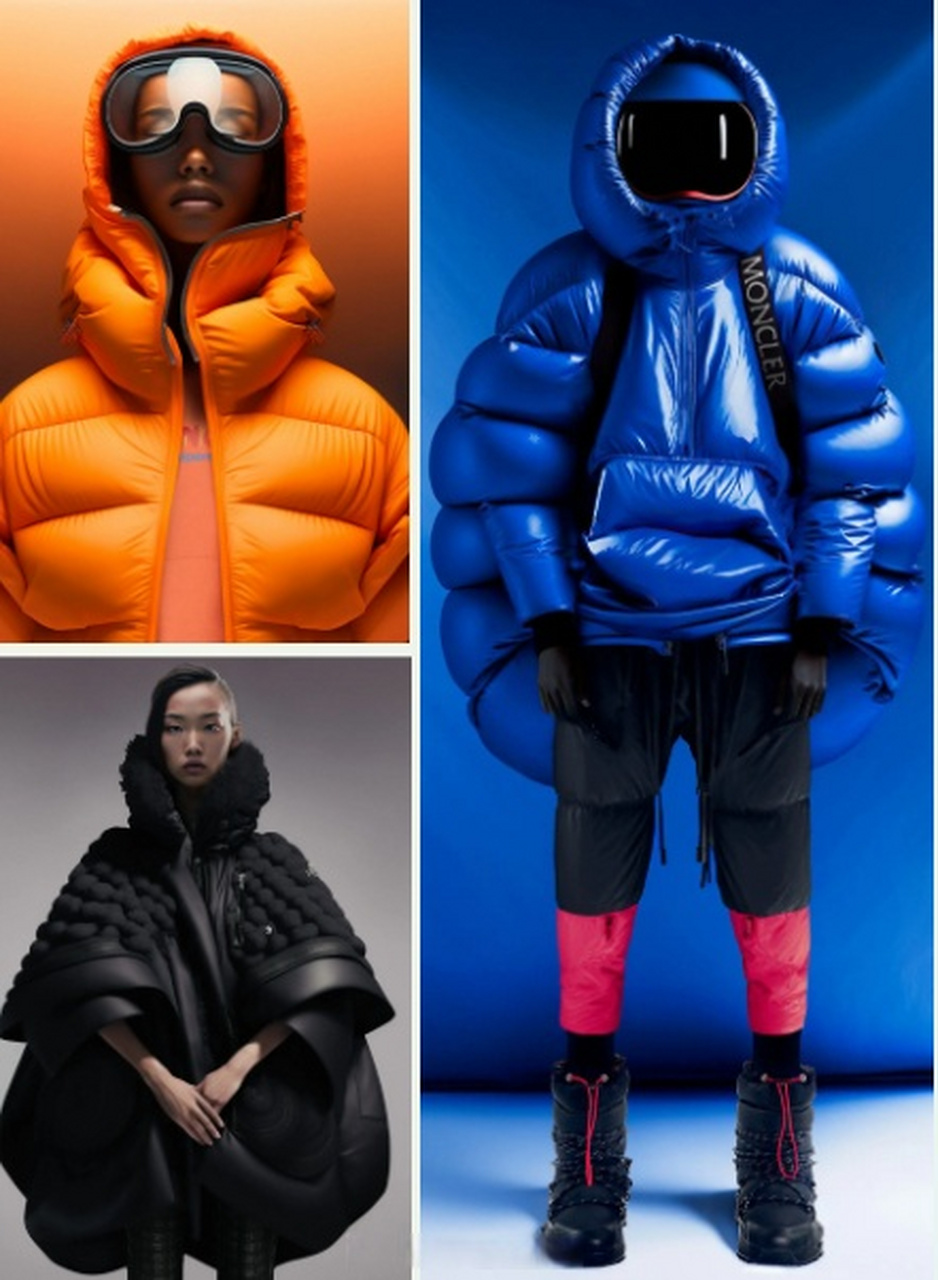 24/25秋冬运动无尽幻想主题趋势 moncler genius发布的一系列大胆,极