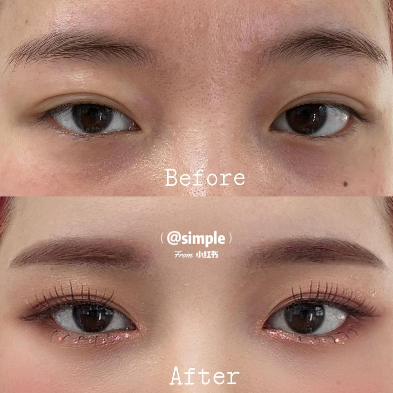 韩国化妆教程-眼妆 #化妆教程