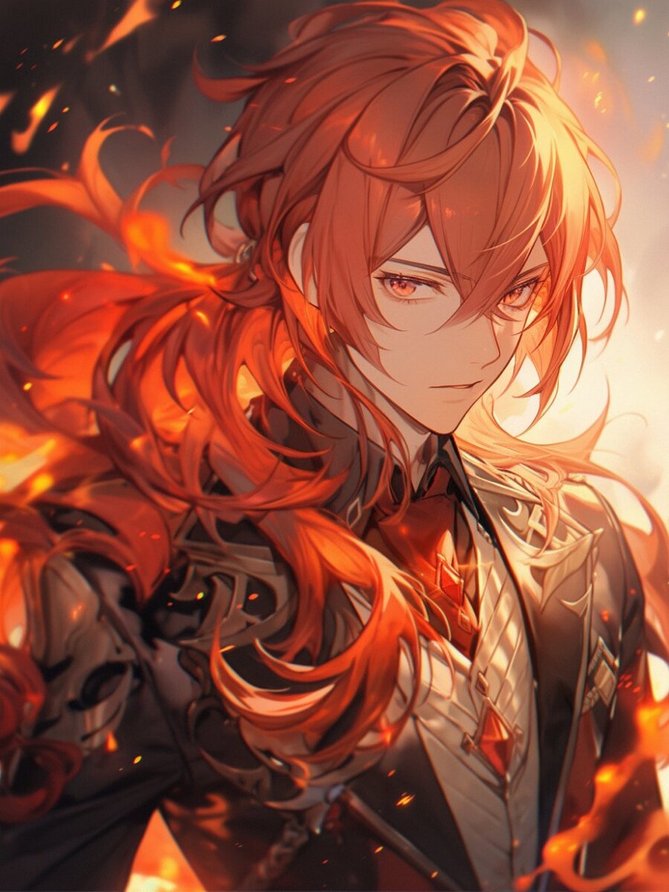 【原神壁纸】迪卢克丨ai绘画 (含完整咒语)左下角进