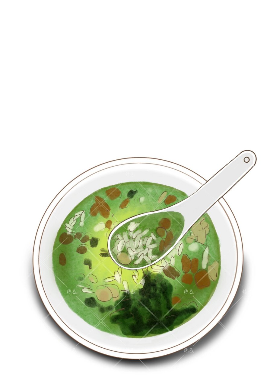 【客家擂茶】原创潮汕特色风味美食插画