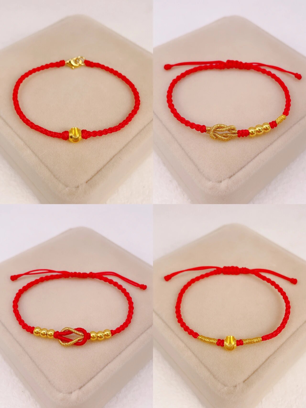 男女都合适的新年本命年转运珠红绳手绳