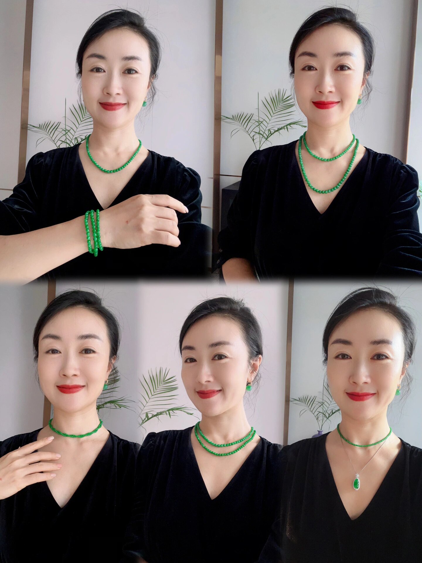 解锁翡翠珠串的n种时尚搭配方式