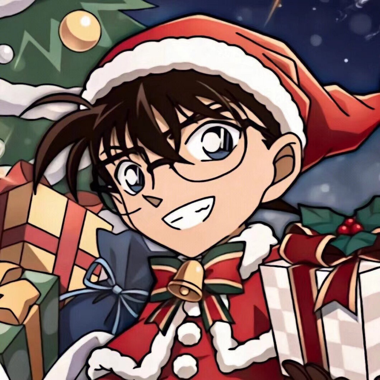 「动漫头像」名侦探柯南圣诞头像