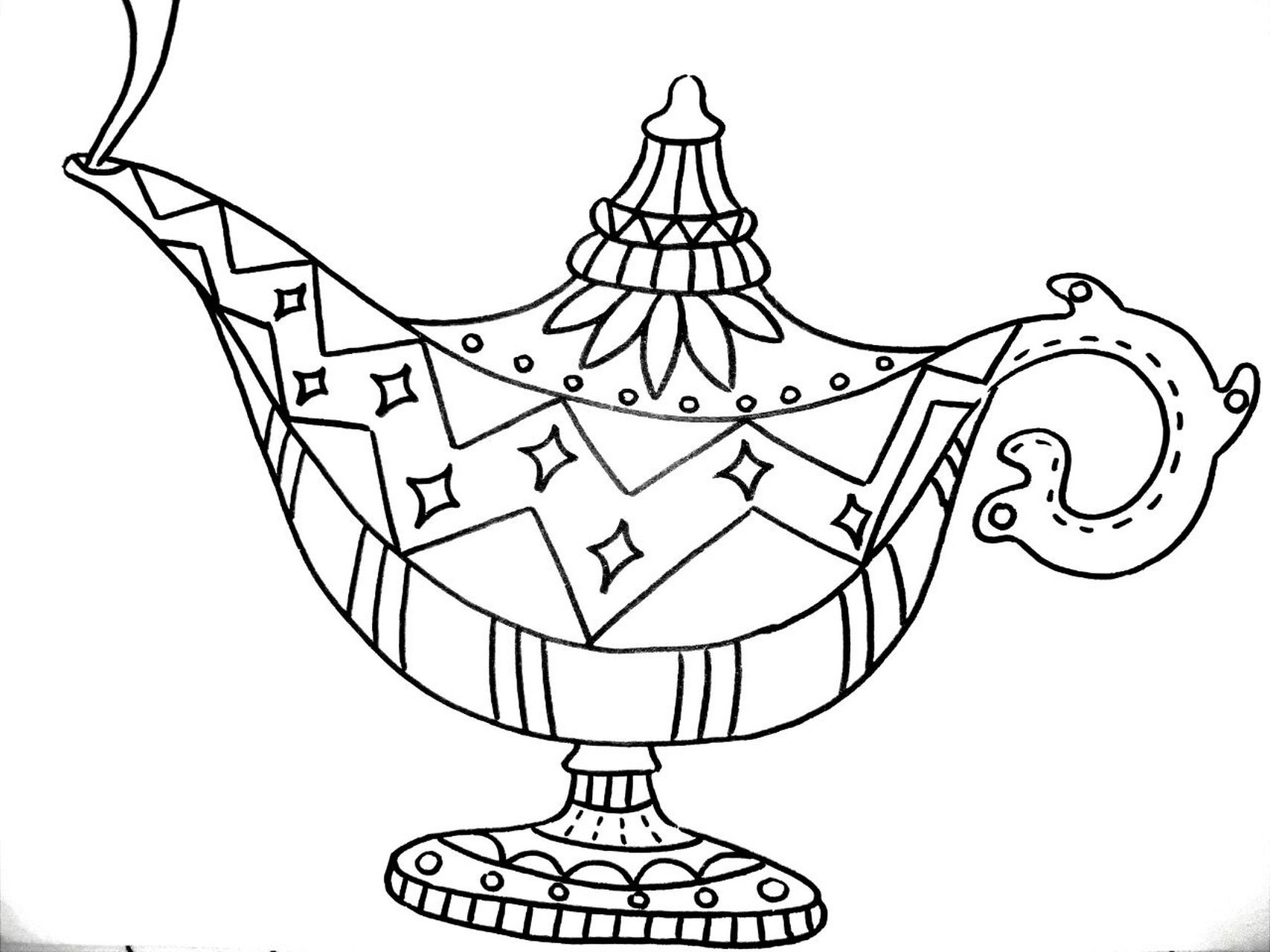 儿童创意绘画|阿拉丁神灯