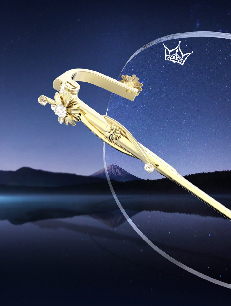 孤标傲世 百媚千娇 遐思交融 焕现独特心镜#万金宝轻奢眼镜# #不止是