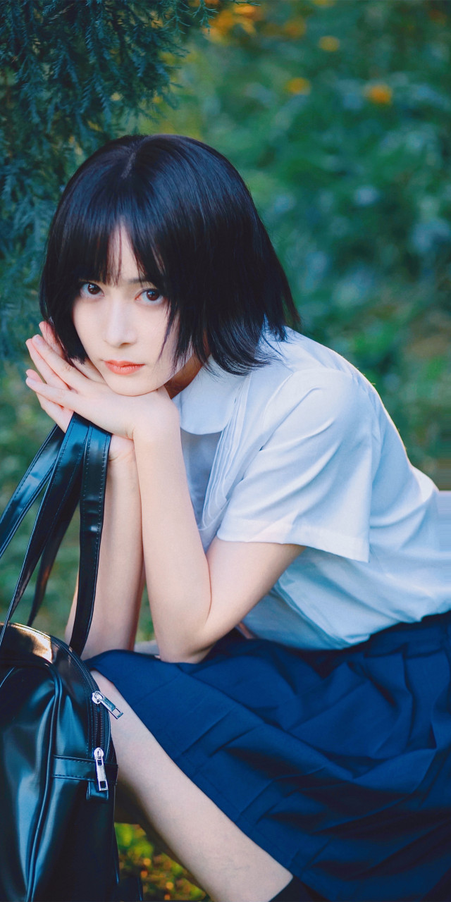 杨棋珺,怀旧校园风纯美写真壁纸图集