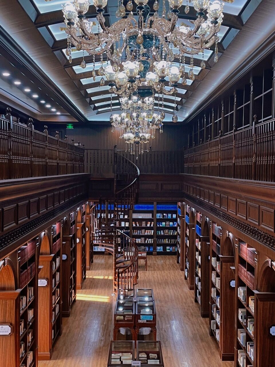 打卡武汉大学霍格沃茨图书馆 我估计是今天全校前几名去总图e馆的 呜