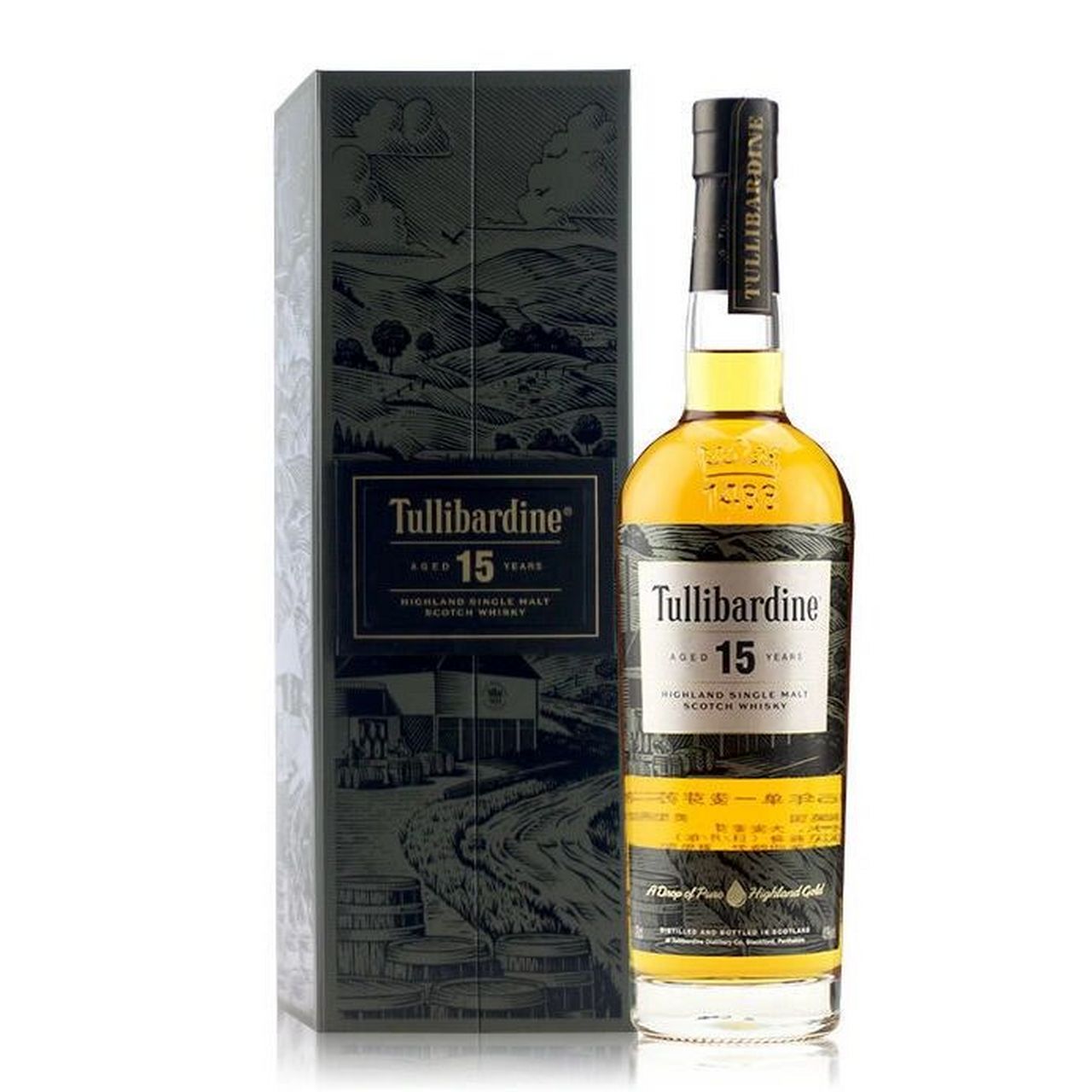 图里巴丁15年单一麦芽苏格兰威士忌 tullibardine 15 year old