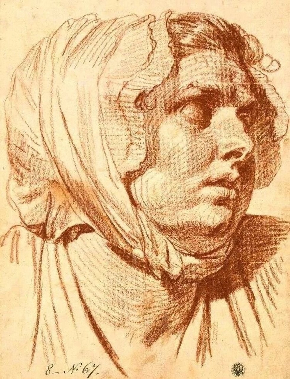 格勒兹素描作品合集 格勒兹(jean baptiste greuze 1725-1805)当洛
