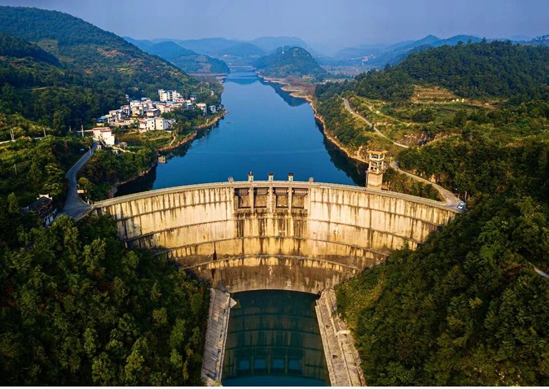 湖南凤凰|无人机航拍长潭岗水库            长潭岗水库