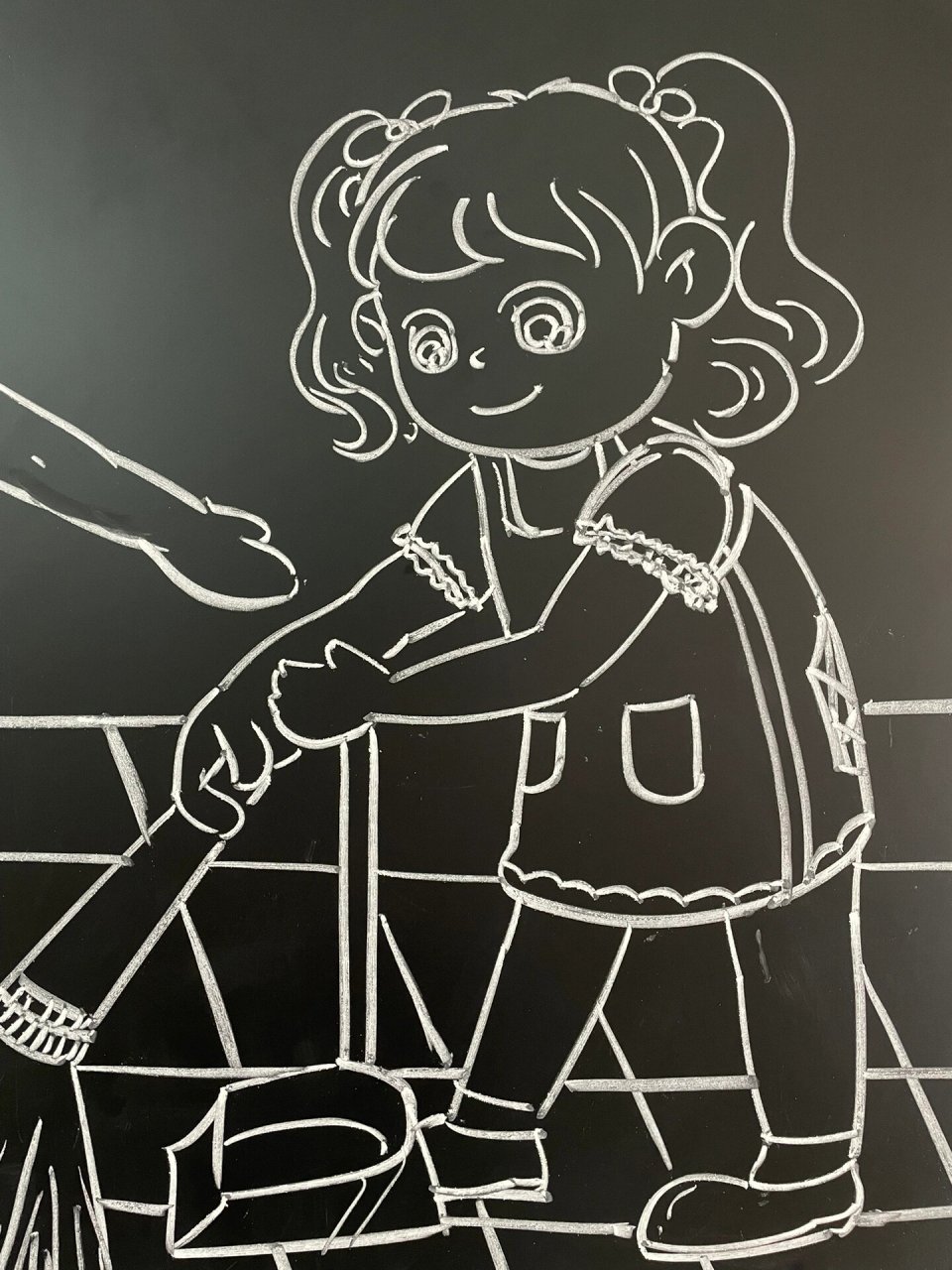 今天我值日/美术课堂板画