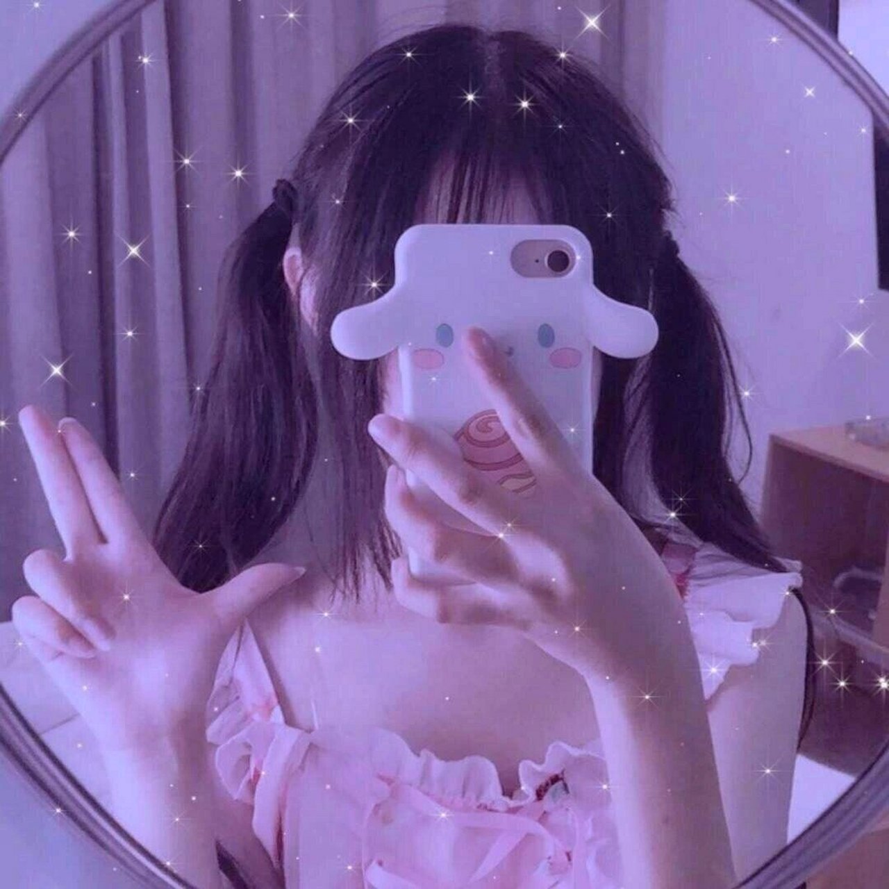 推荐女生真人用手机遮脸头像     截图自取 禁/二转