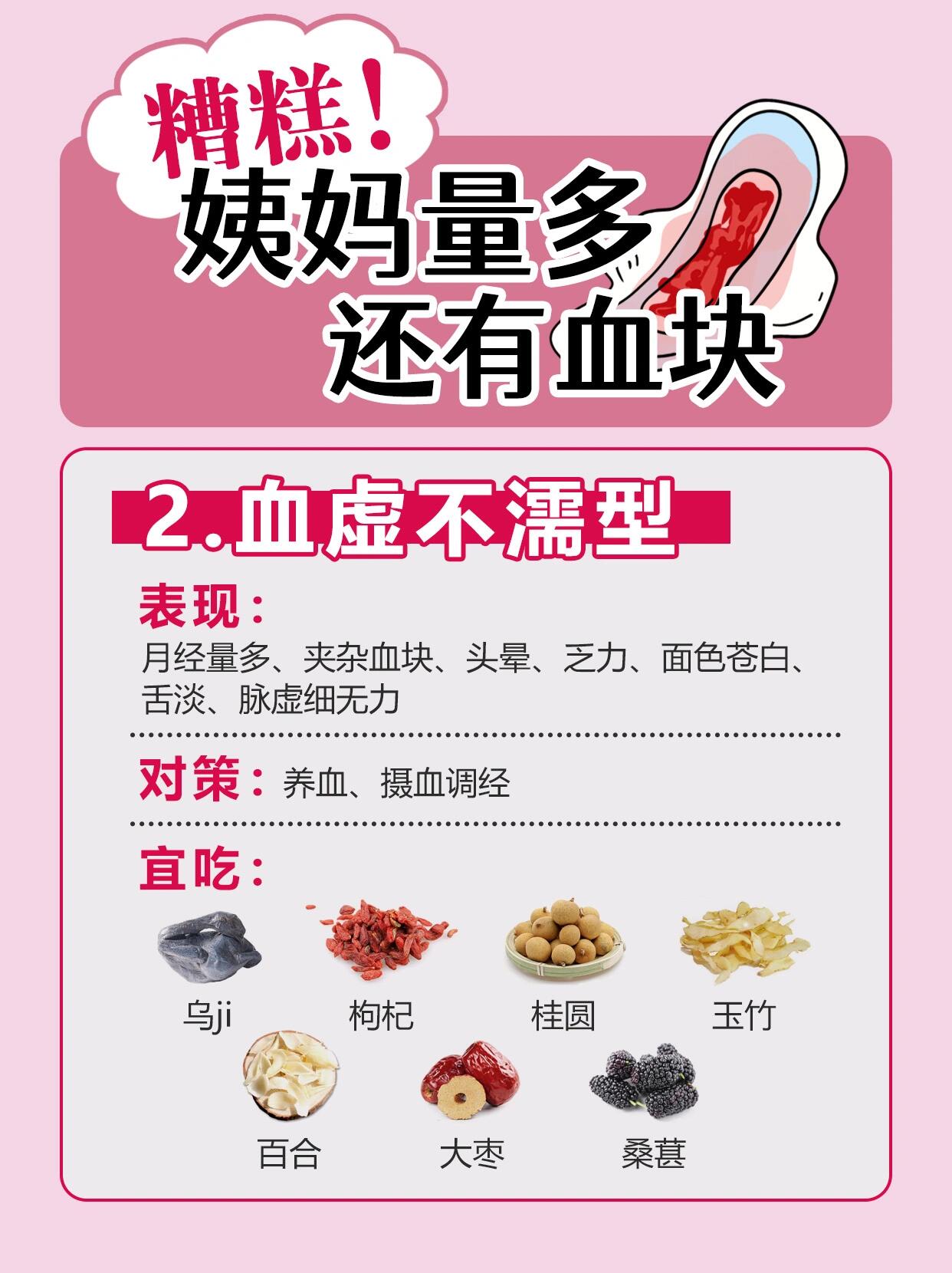 姨妈量多还有血块怎么办?