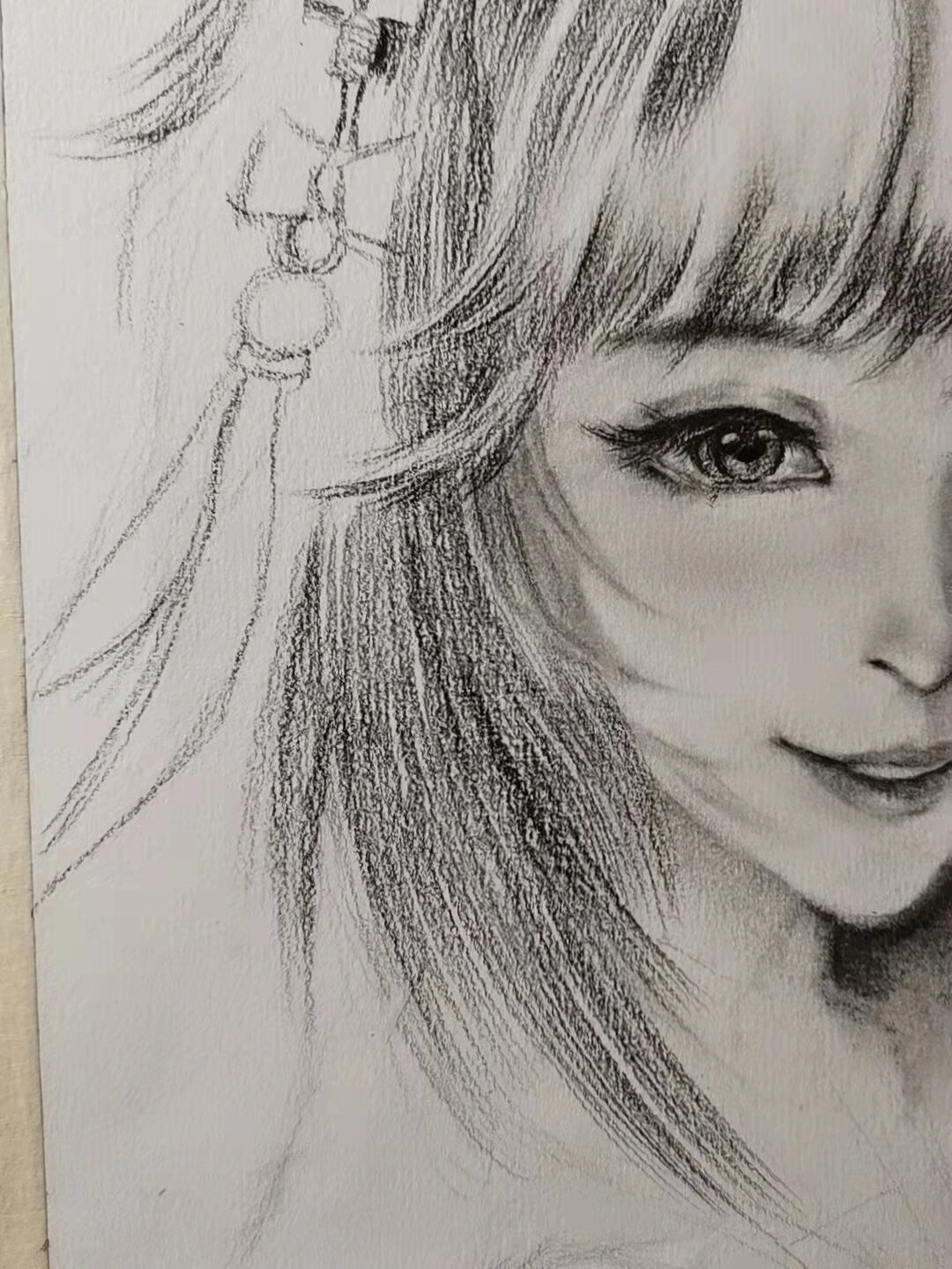 素描西施