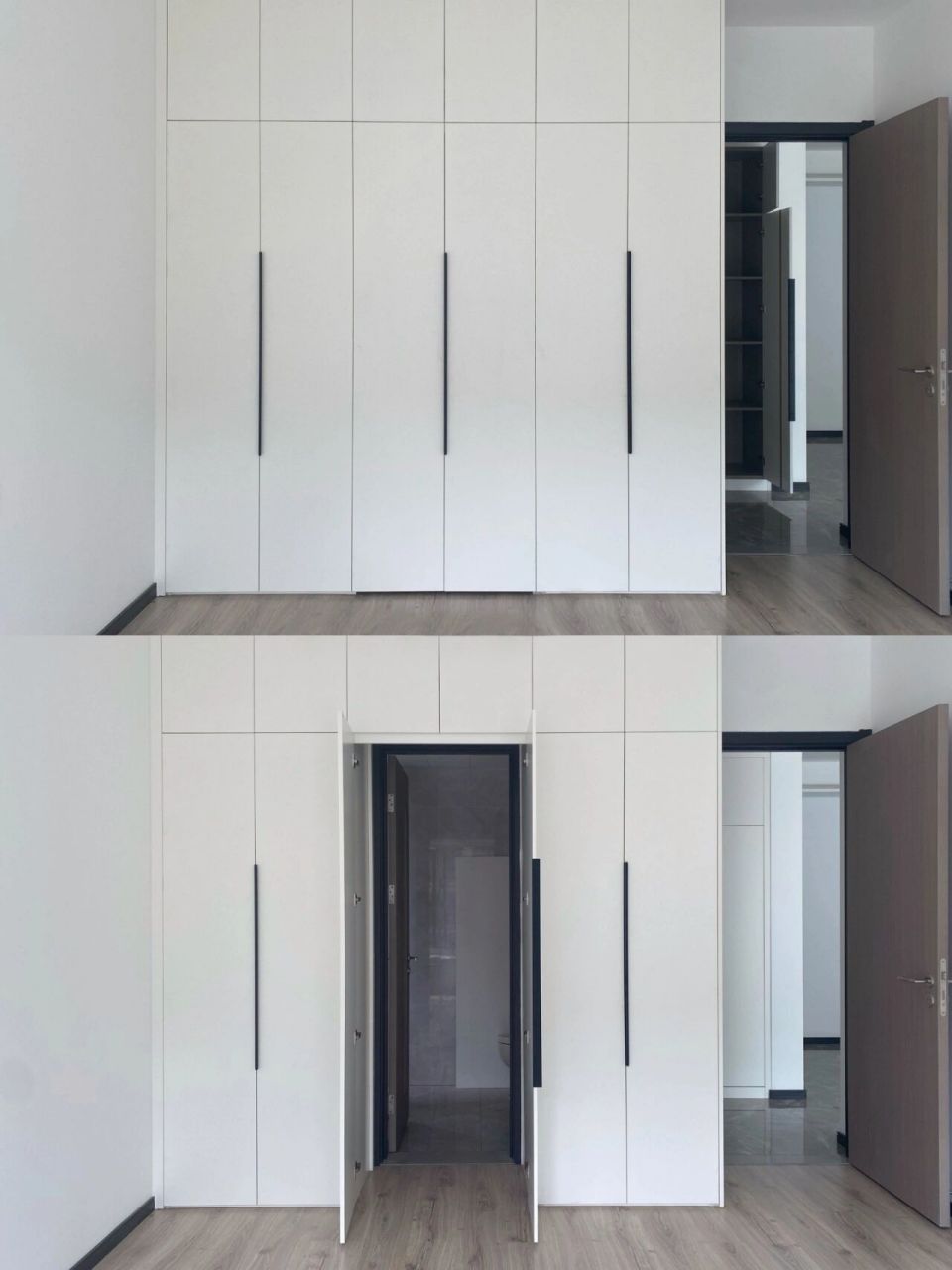 见过这种定制衣柜吗93 卫生间完美隐形 今天我来分享一种可以使卫生