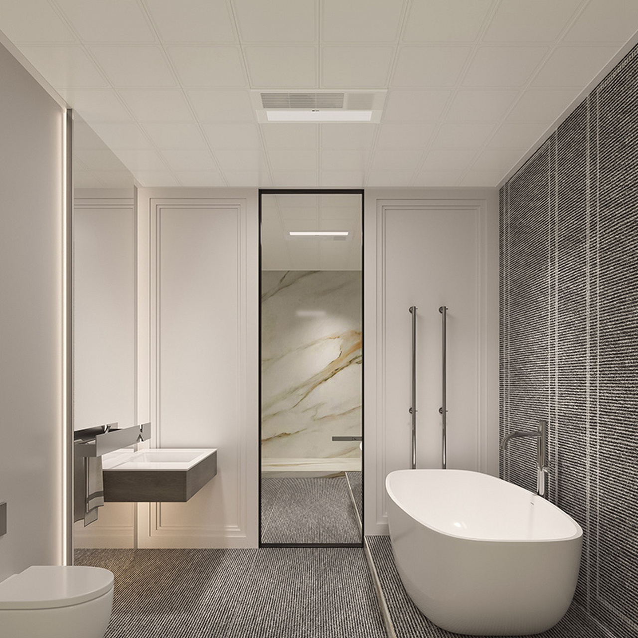 小户型卫生间吊顶这样设计,好看又实用|au 卫生间集成吊顶|aupu奥普