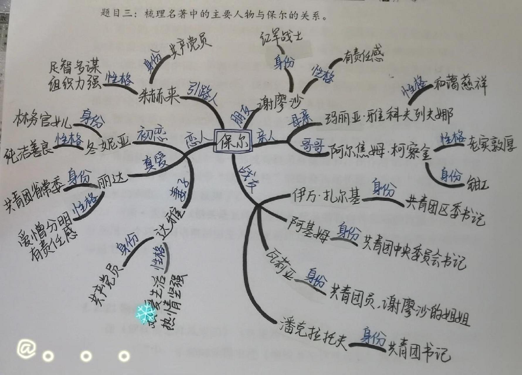 钢铁是怎样炼成的人物关系图