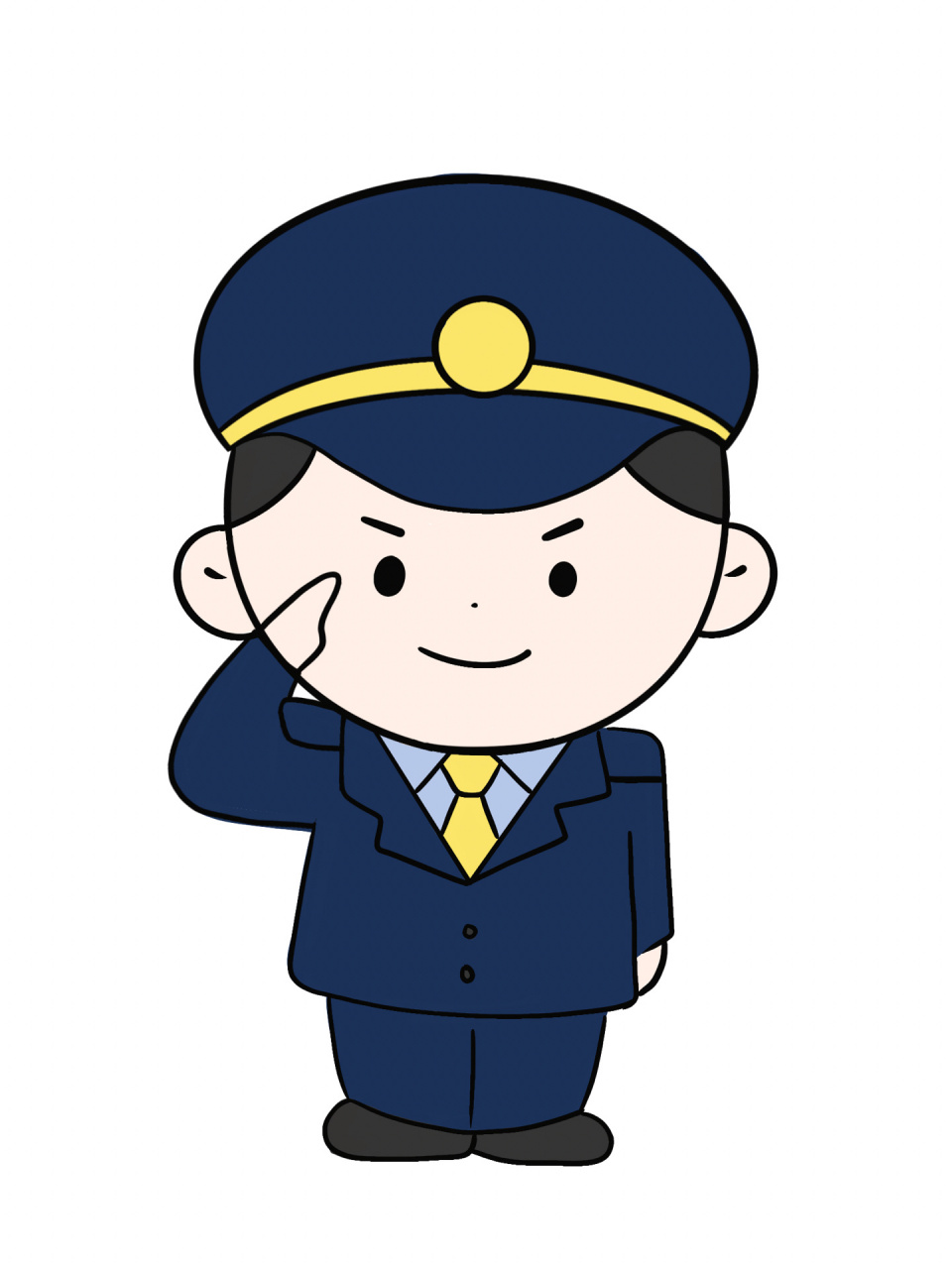 简笔画教程分享 警察叔叔