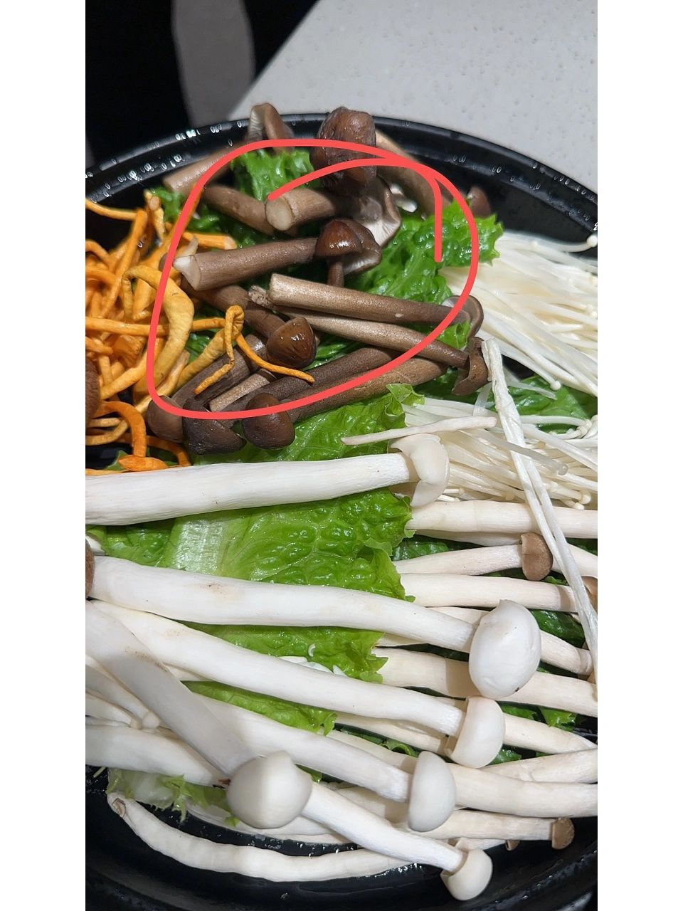 海底捞菌菇拼盘 黑蘑菇是啥!叫出他的名字!
