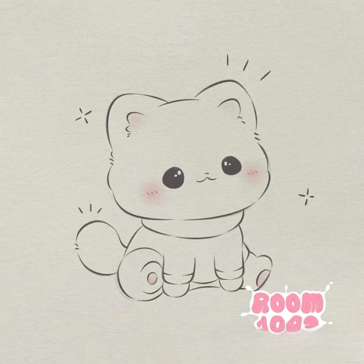 可爱小猫简笔画教程来喽!