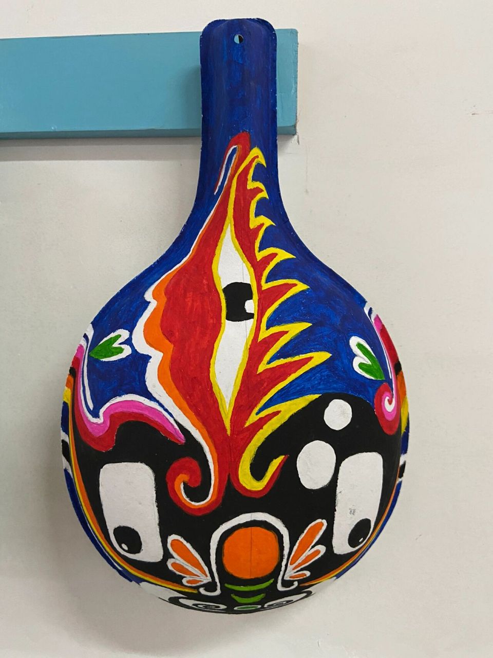 马勺脸谱 孩子们画的马勺脸谱