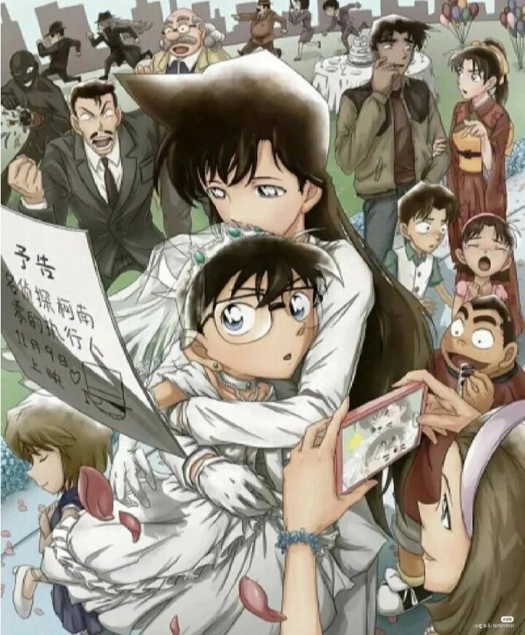 名柯全员图片分享07#名侦探柯南# #我是个柯南迷